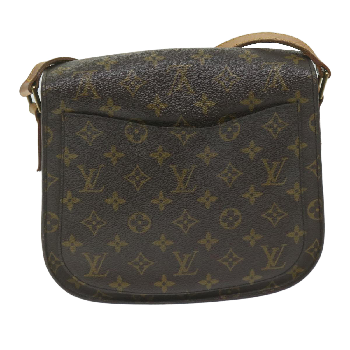 LOUIS VUITTON Monogram Saint Cloud GM Shoulder Bag M51242 LV Auth 62182