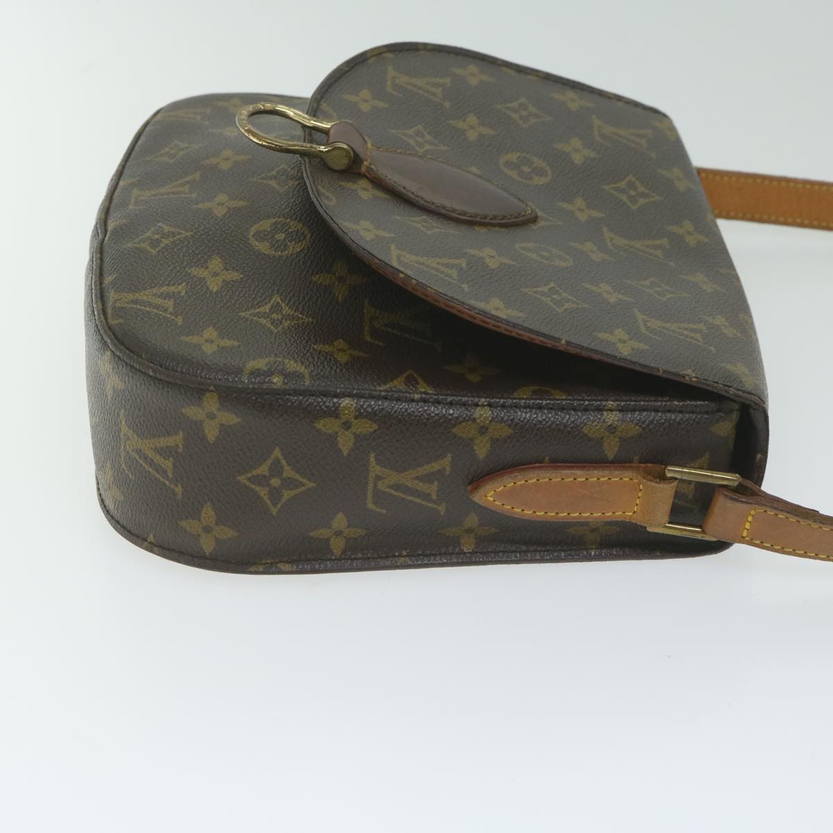 LOUIS VUITTON Monogram Saint Cloud GM Shoulder Bag M51242 LV Auth 62182