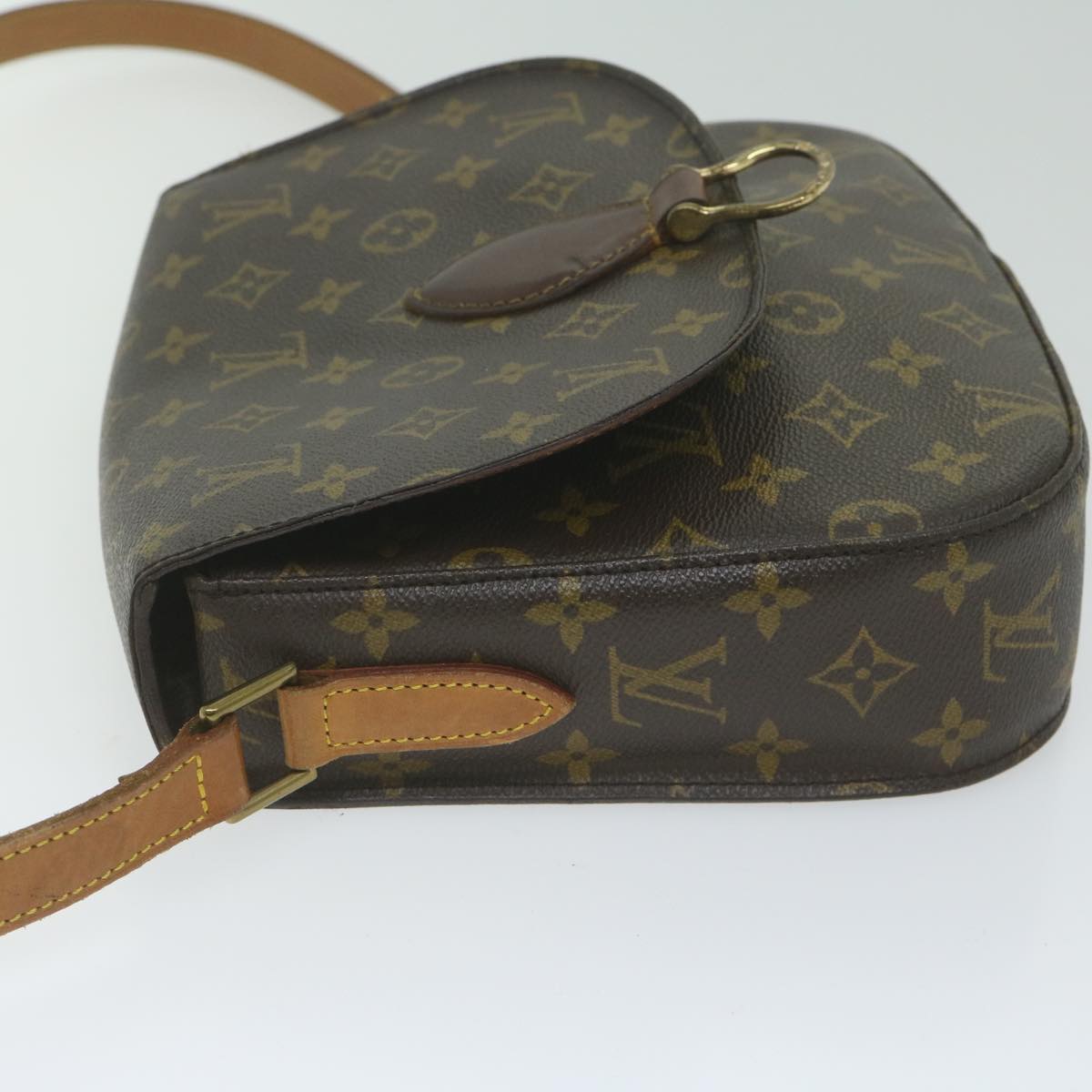 LOUIS VUITTON Monogram Saint Cloud GM Shoulder Bag M51242 LV Auth 62182