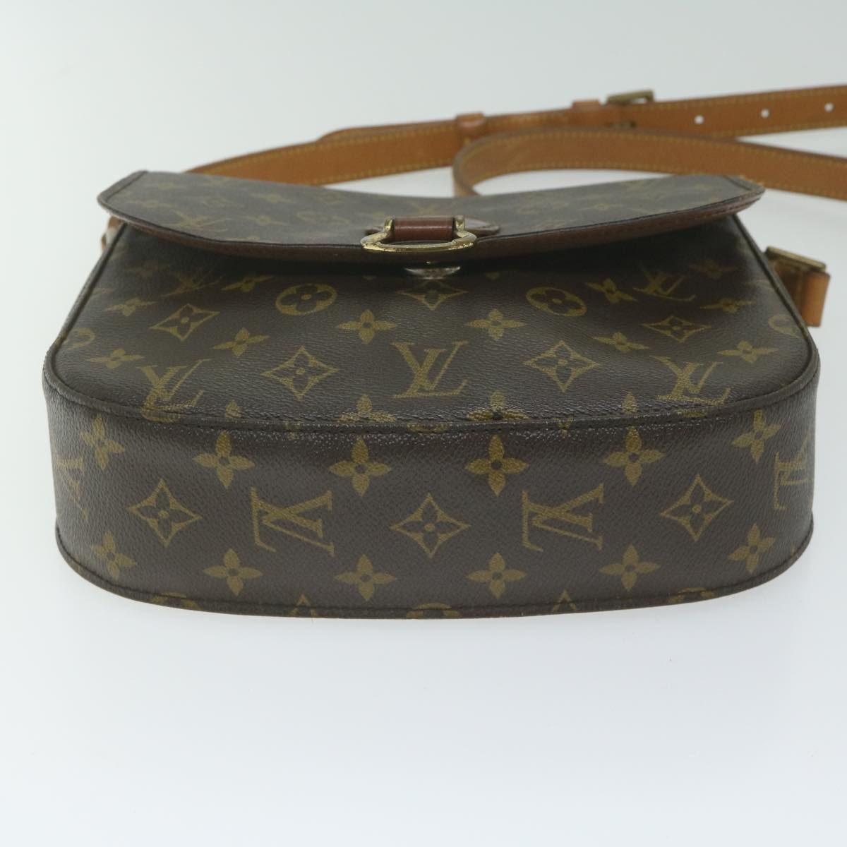 LOUIS VUITTON Monogram Saint Cloud GM Shoulder Bag M51242 LV Auth 62182