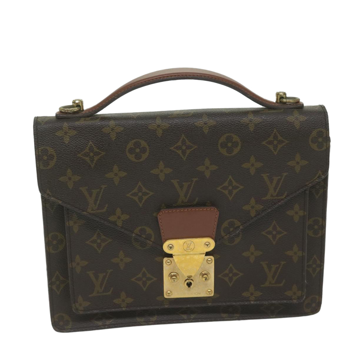 LOUIS VUITTON Monogram Monceau 26 Shoulder Bag 2way M51187 LV Auth 62192