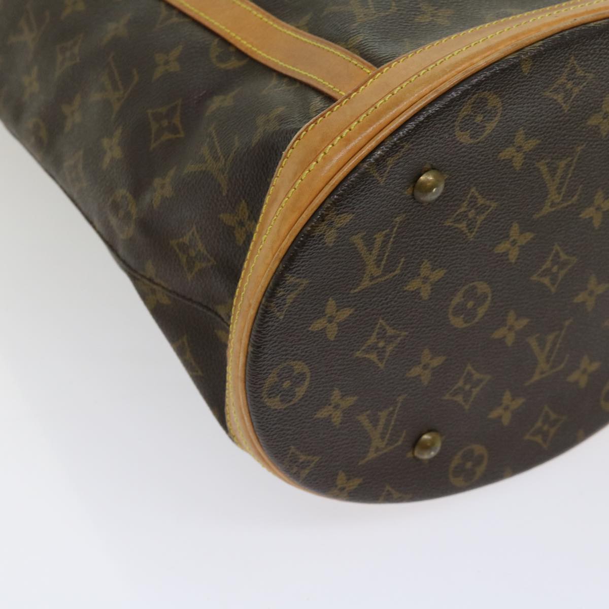 LOUIS VUITTON Monogram Bucket GM Shoulder Bag M42236 LV Auth 62209