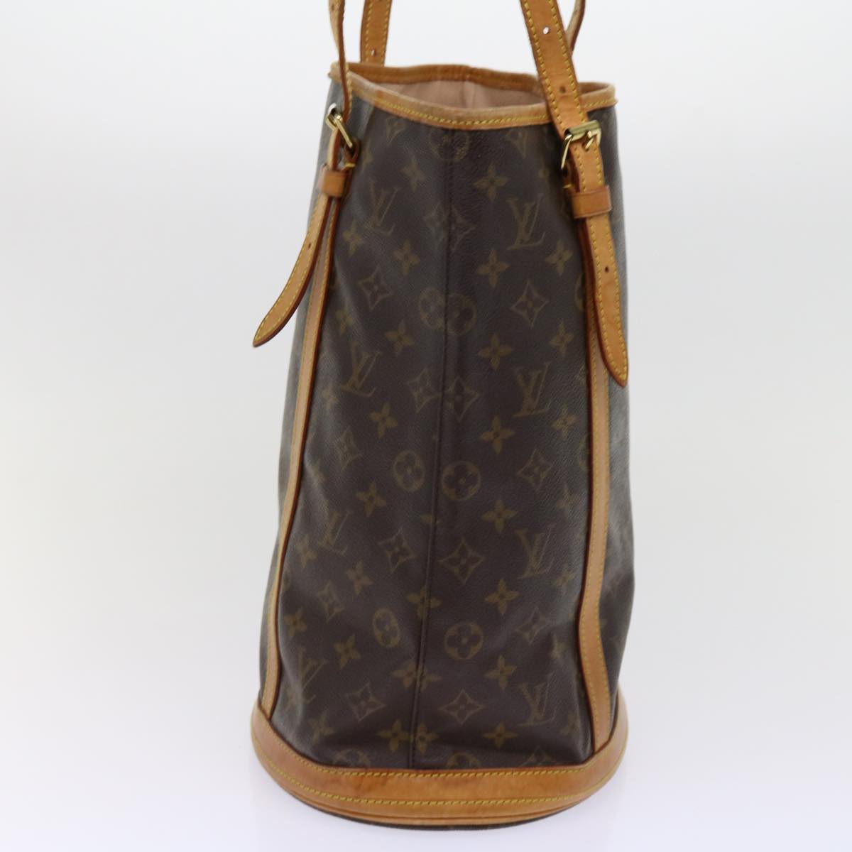 LOUIS VUITTON Monogram Bucket GM Shoulder Bag M42236 LV Auth 62209