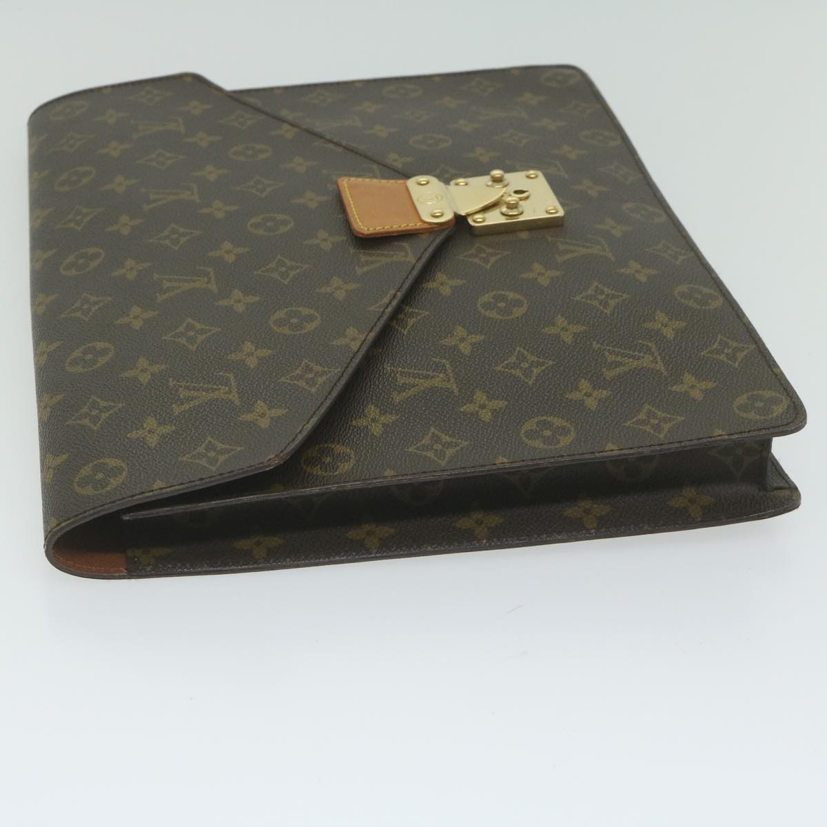 LOUIS VUITTON Monogram Porte Documents Senatur Briefcase M53335 LV Auth 62212