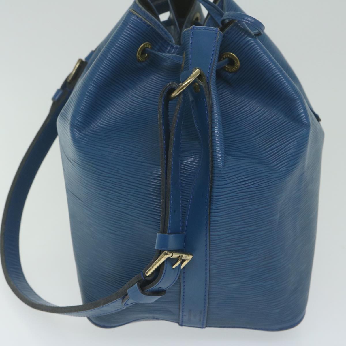 LOUIS VUITTON Epi Petit Noe Shoulder Bag Blue M44105 LV Auth 62215