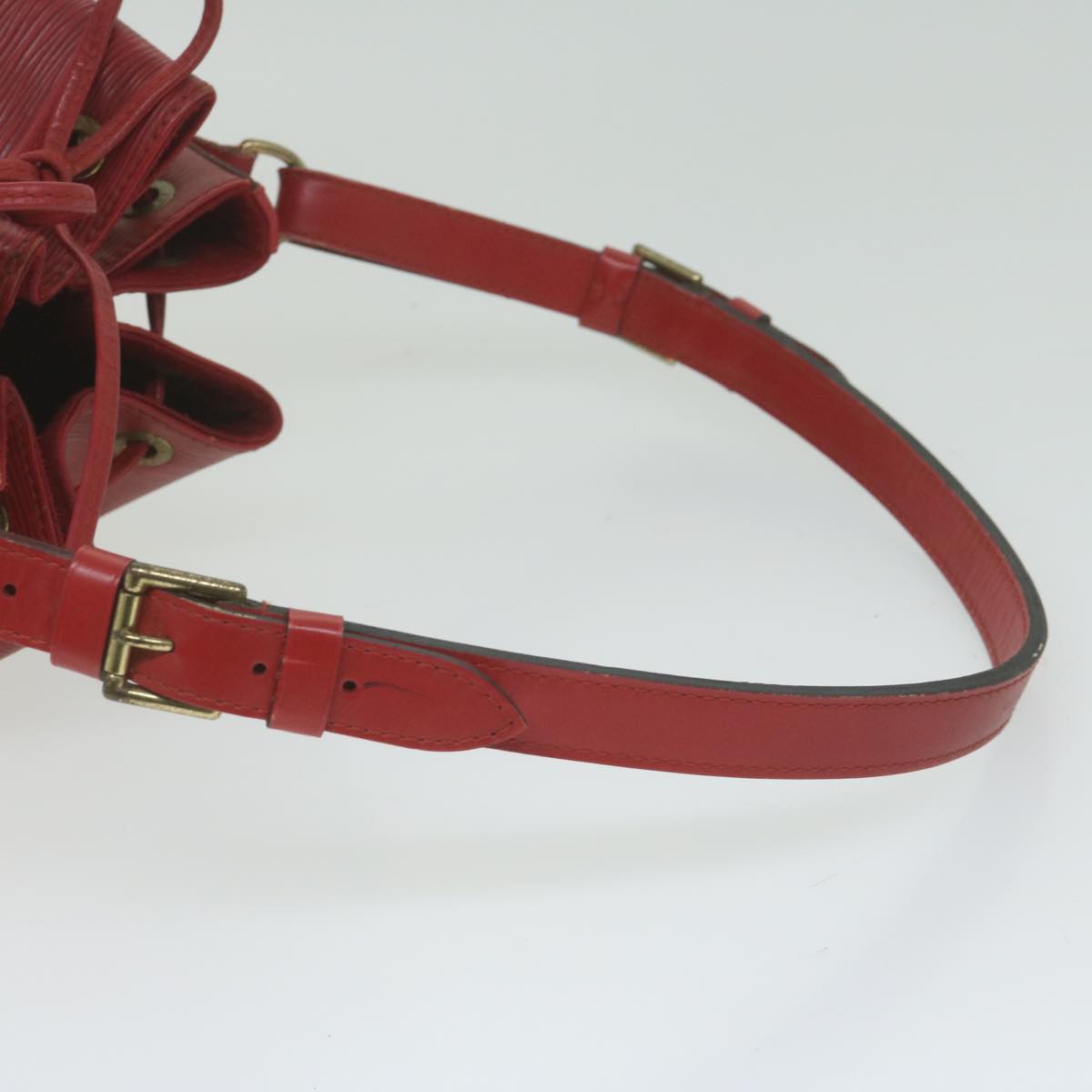 LOUIS VUITTON Epi Noe Shoulder Bag Red M44007 LV Auth 62216