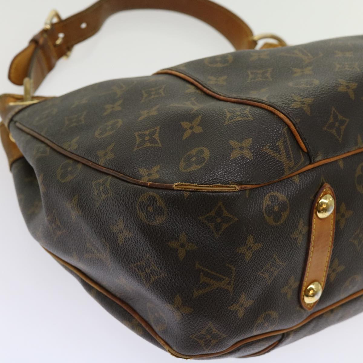 LOUIS VUITTON Monogram Galliera PM Shoulder Bag M56382 LV Auth 62217