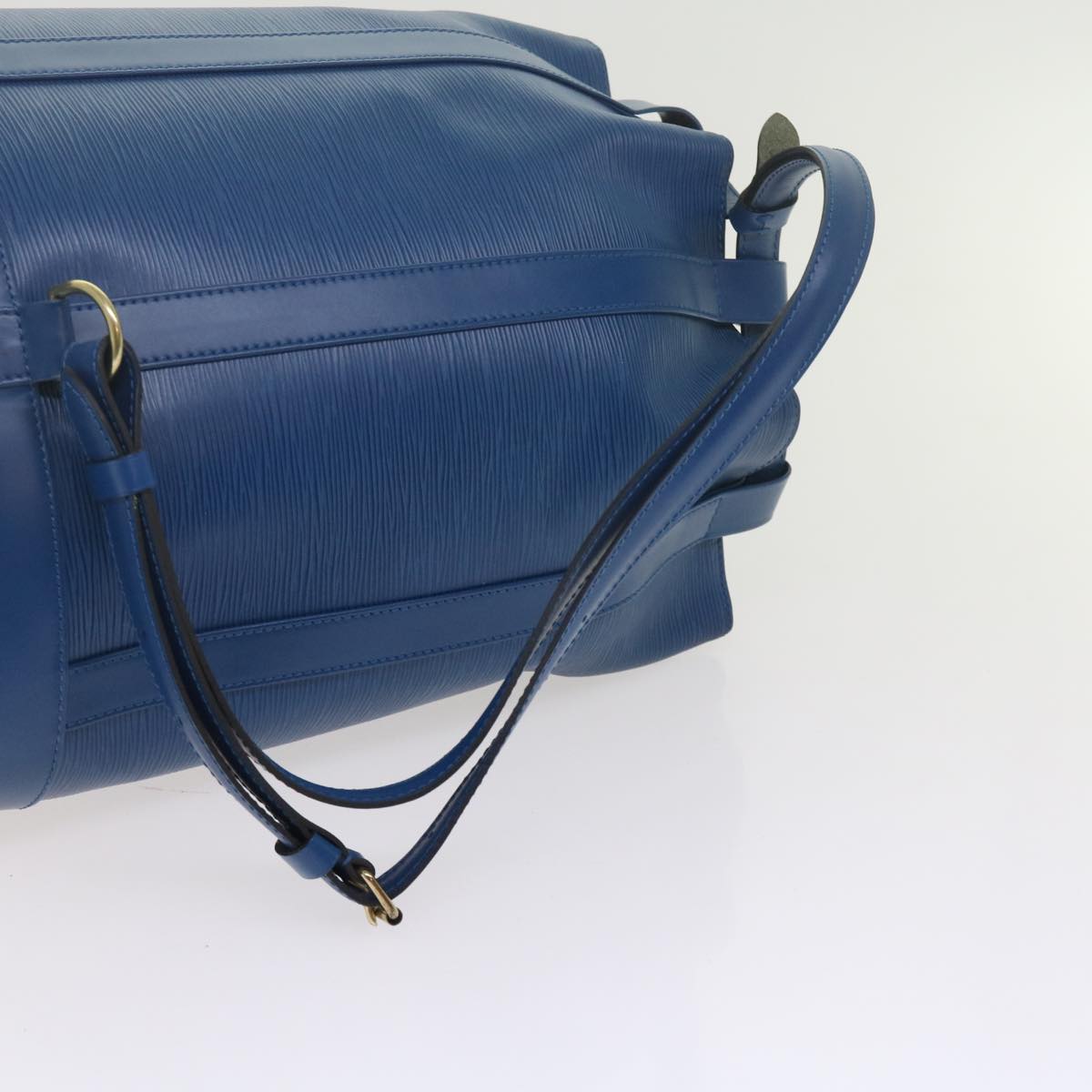 LOUIS VUITTON Epi Randonnee PM Shoulder Bag Blue M52355 LV Auth 62222