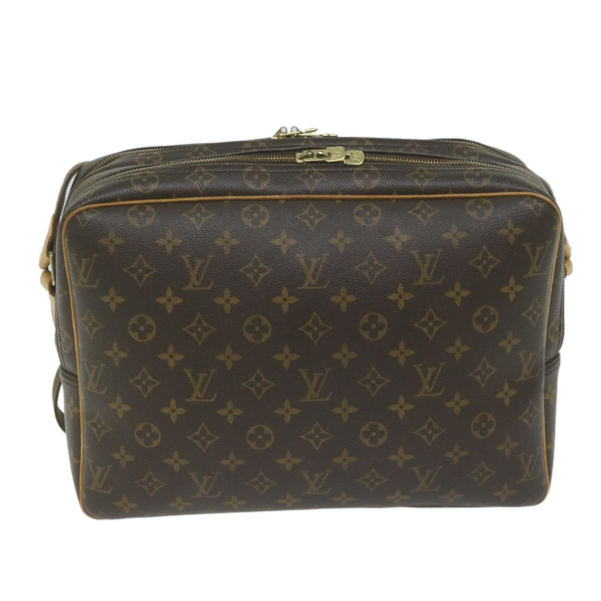 LOUIS VUITTON Monogram Reporter GM Shoulder Bag M45252 LV Auth 62224