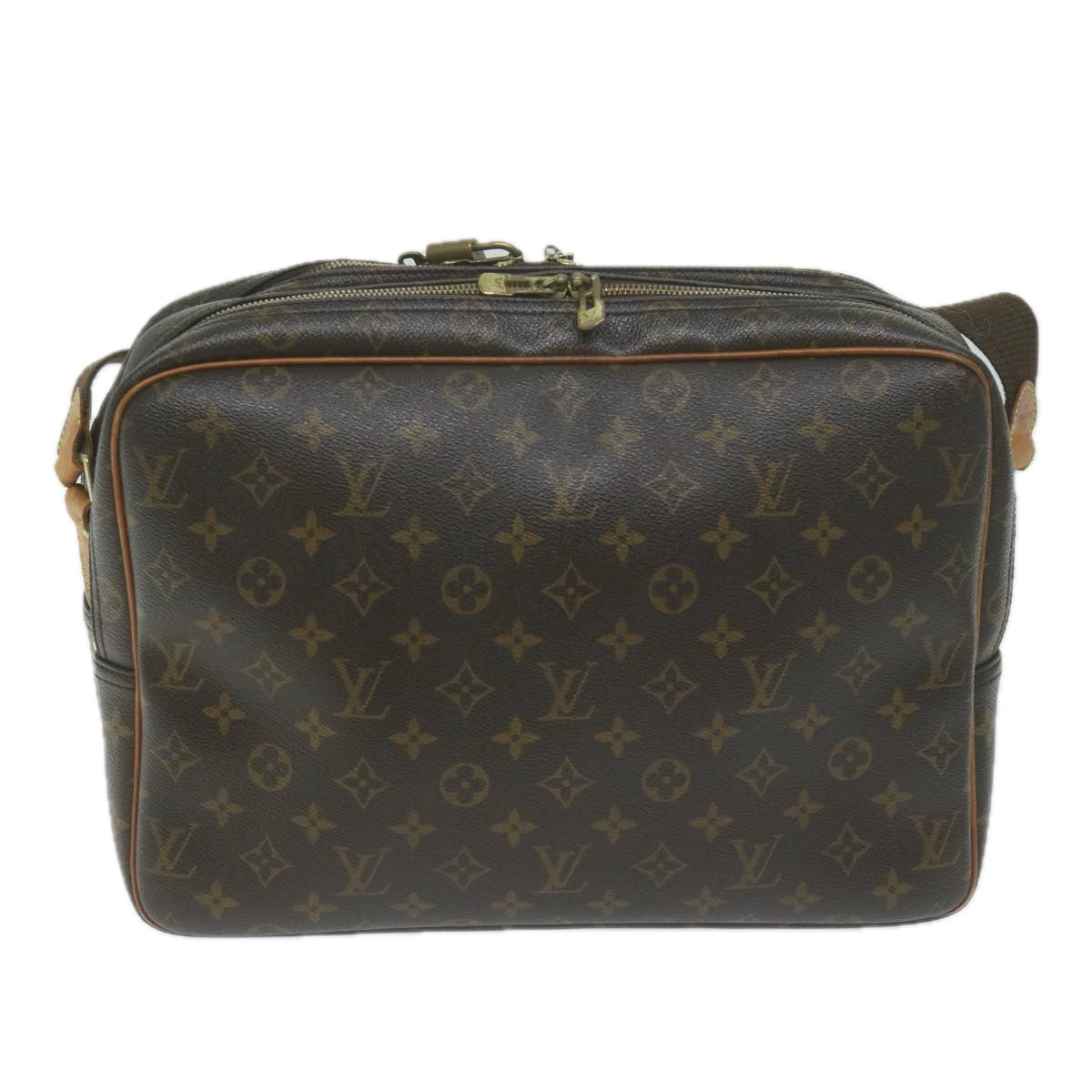 LOUIS VUITTON Monogram Reporter GM Shoulder Bag M45252 LV Auth 62225