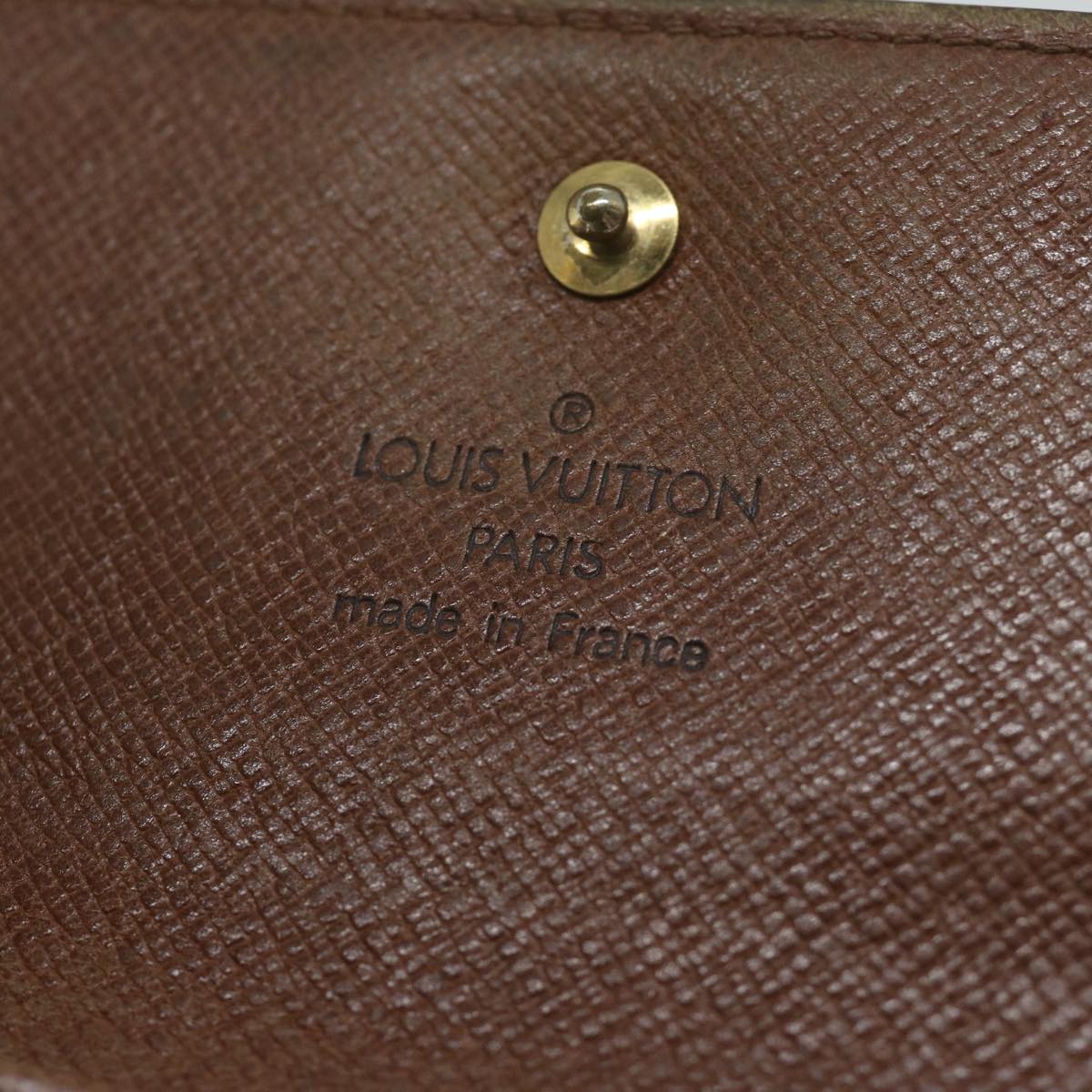 LOUIS VUITTON Monogram Portefeuille Elise Wallet M61654 LV Auth 62227