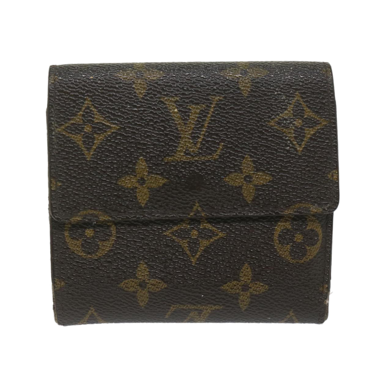 LOUIS VUITTON Monogram Portefeuille Elise Wallet M61654 LV Auth 62227 - 0