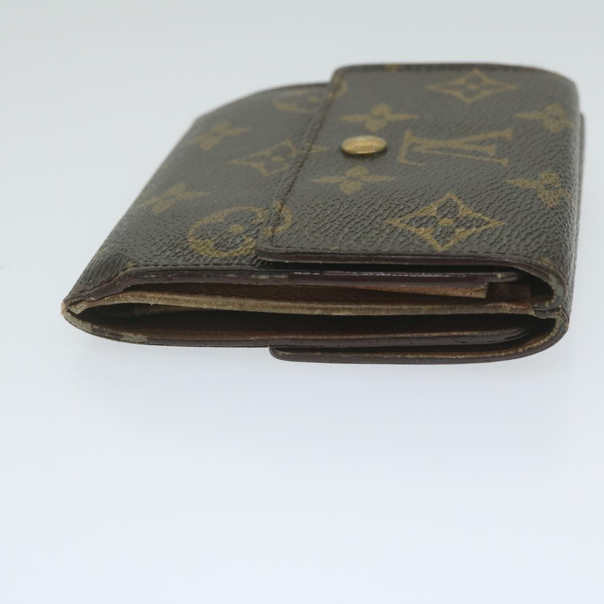 LOUIS VUITTON Monogram Portefeuille Elise Wallet M61654 LV Auth 62227