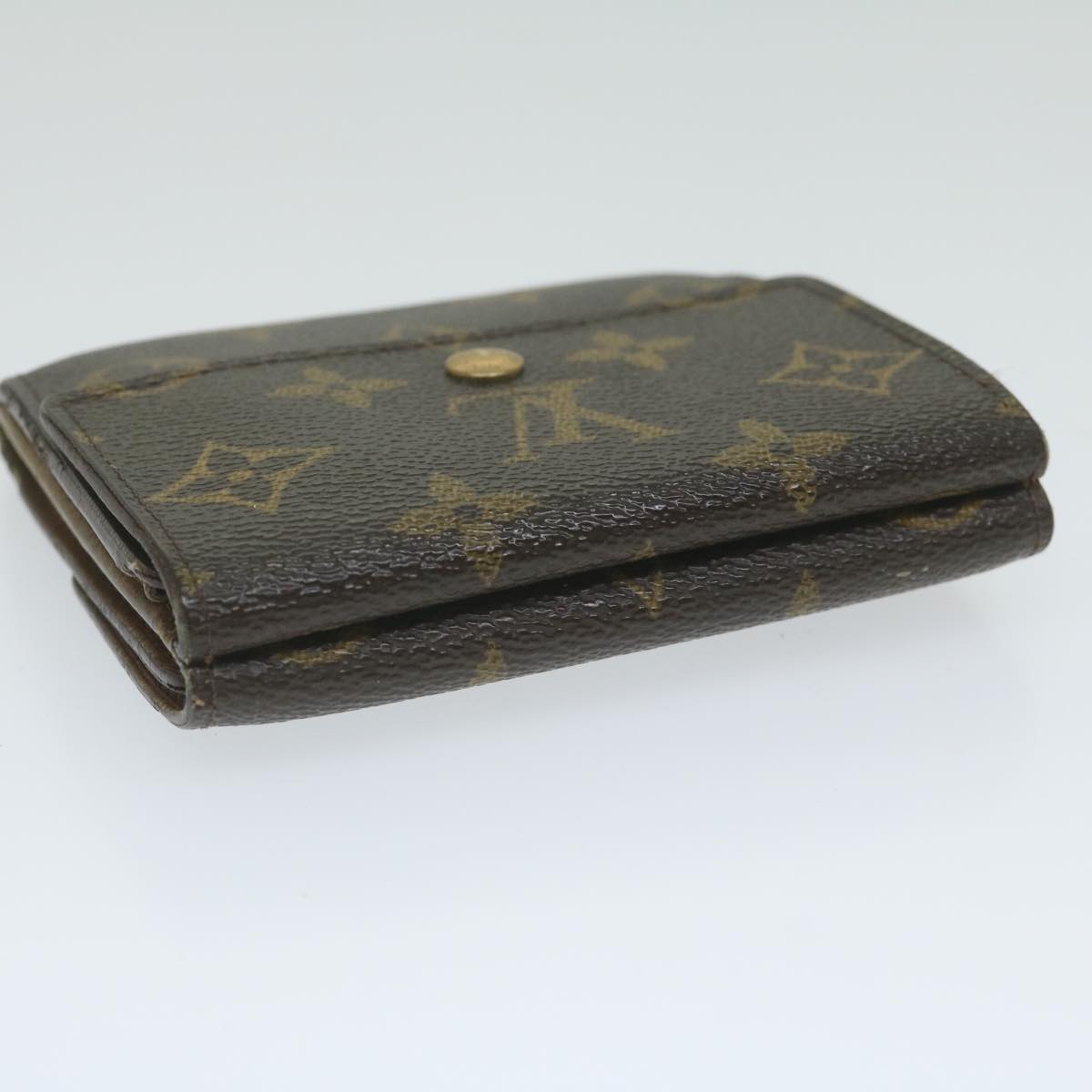 LOUIS VUITTON Monogram Portefeuille Elise Wallet M61654 LV Auth 62227