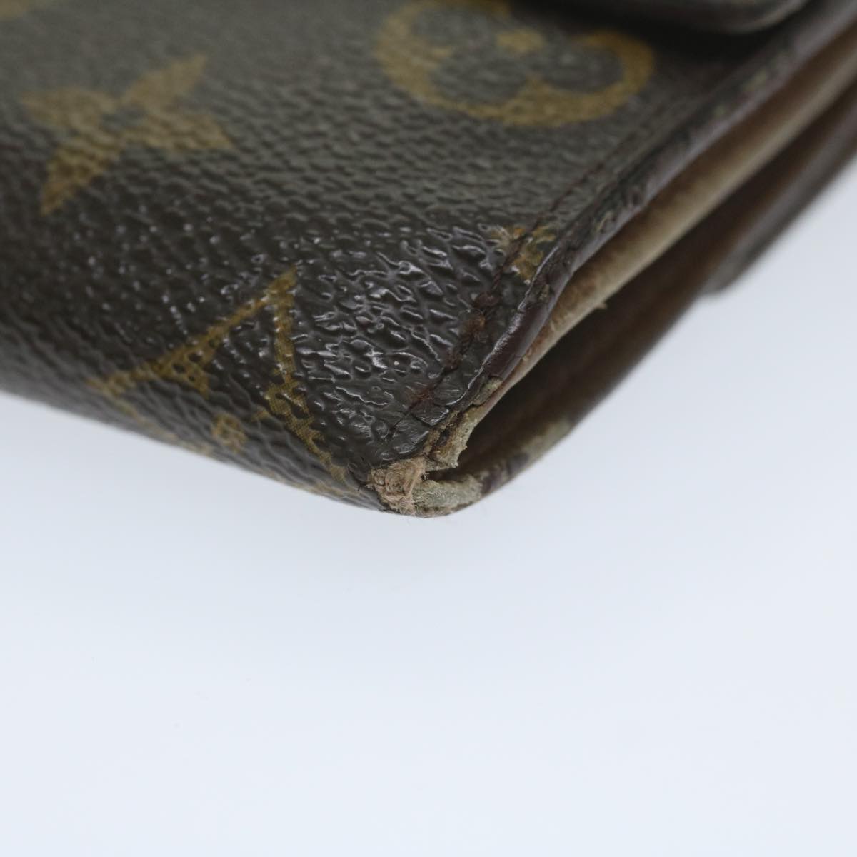 LOUIS VUITTON Monogram Portefeuille Elise Wallet M61654 LV Auth 62227