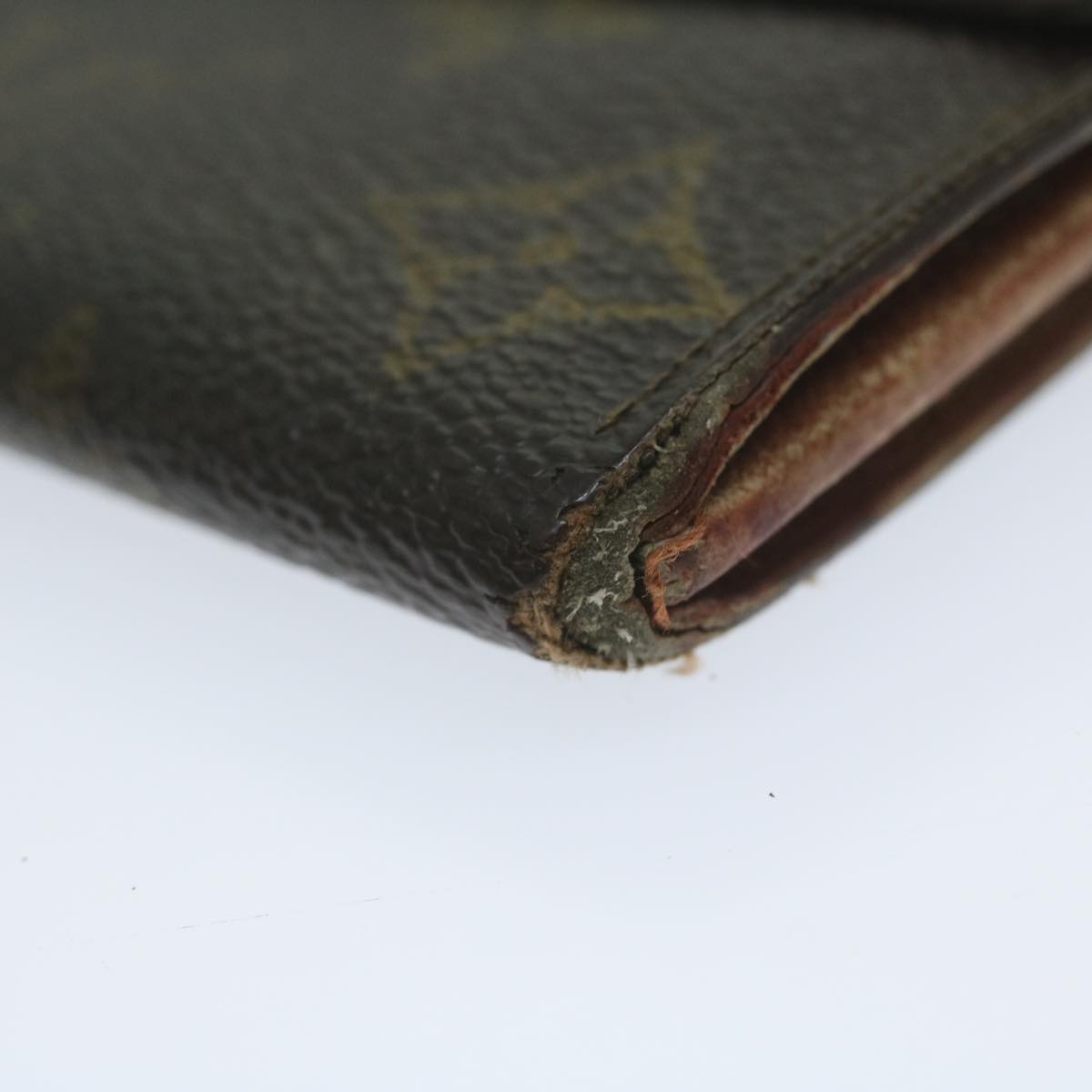 LOUIS VUITTON Monogram Portefeuille Credit Long Wallet M61723 LV Auth 62232