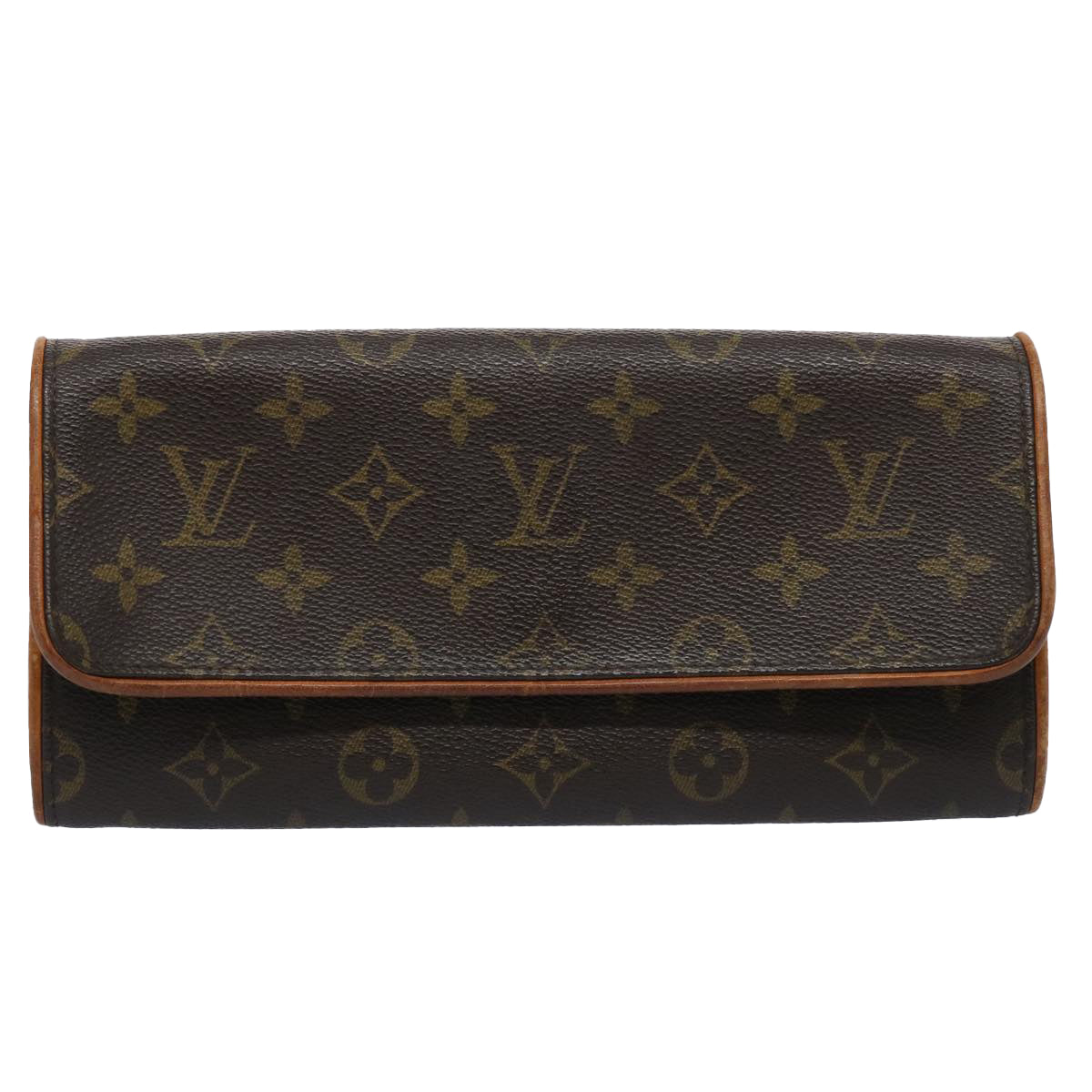 LOUIS VUITTON Monogram Pochette Twin GM Shoulder Bag M51852 LV Auth 62256