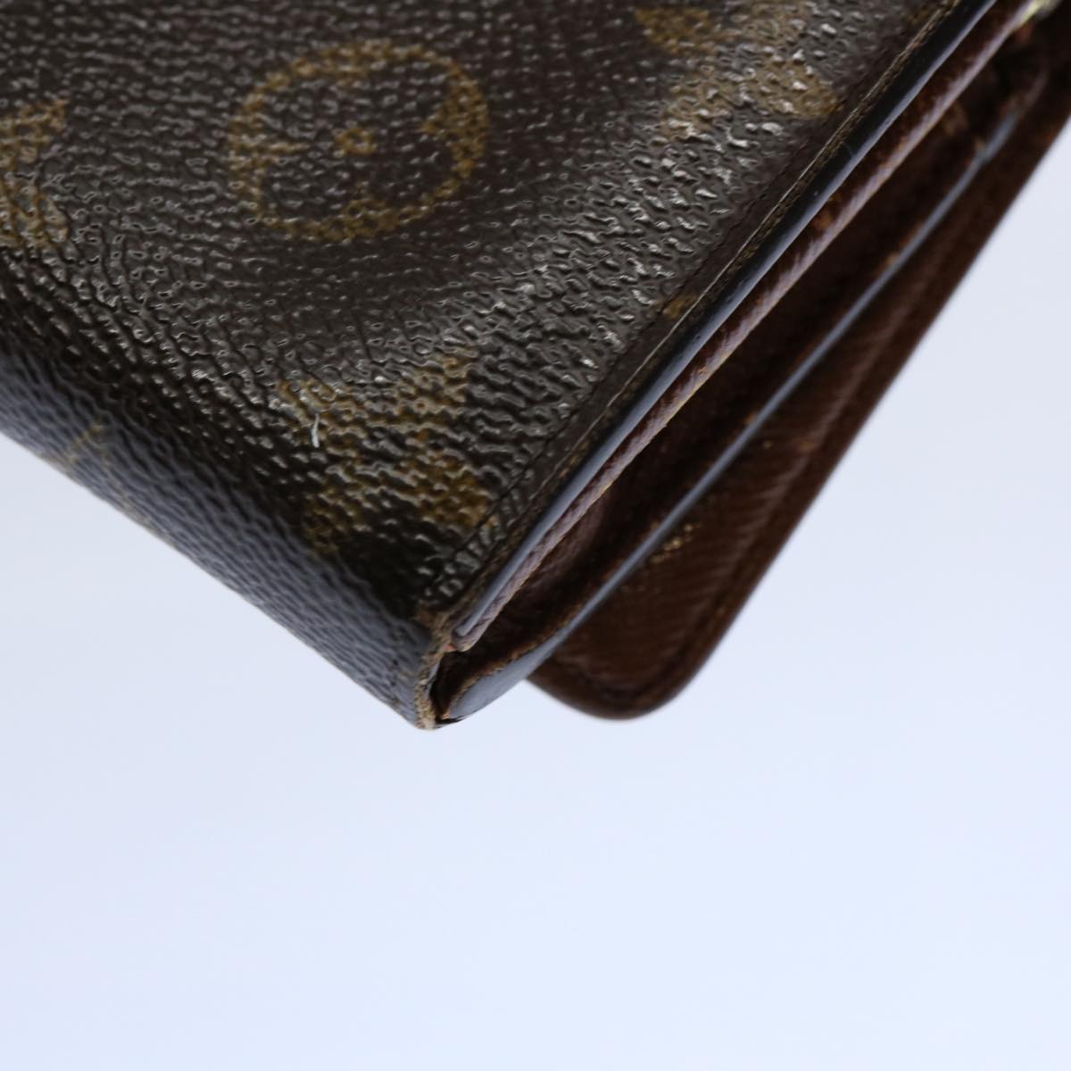 LOUIS VUITTON Monogram Porte Monnaie Billets Tresor Wallet M61730 LV Auth 62264