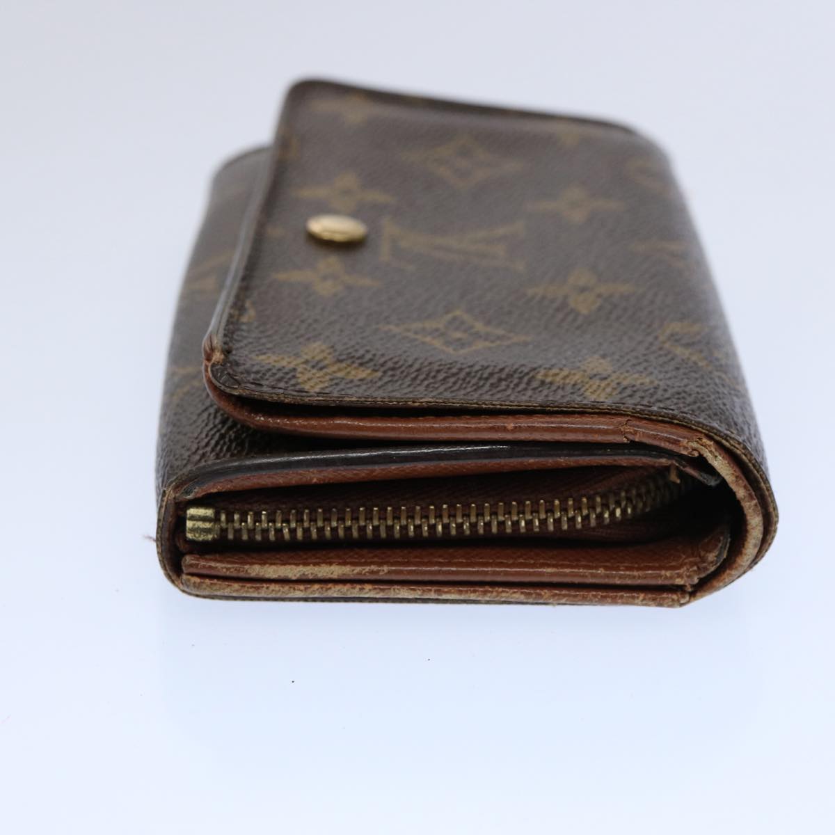 LOUIS VUITTON Monogram Porte Monnaie Billets Tresor Wallet M61730 LV Auth 62264