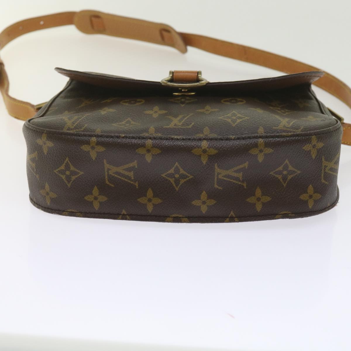 LOUIS VUITTON Monogram Saint Cloud GM Shoulder Bag M51242 LV Auth 62274