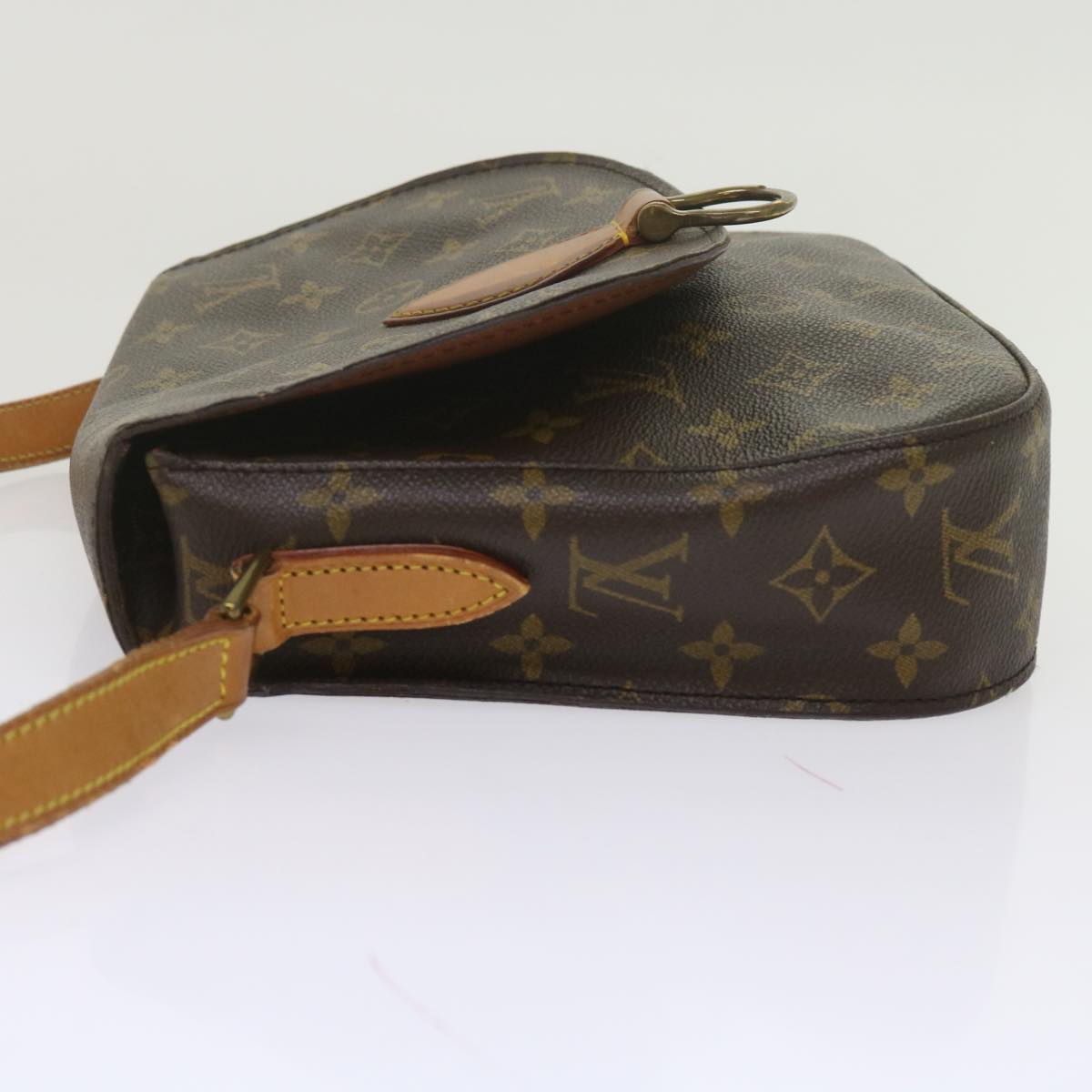 LOUIS VUITTON Monogram Saint Cloud GM Shoulder Bag M51242 LV Auth 62274