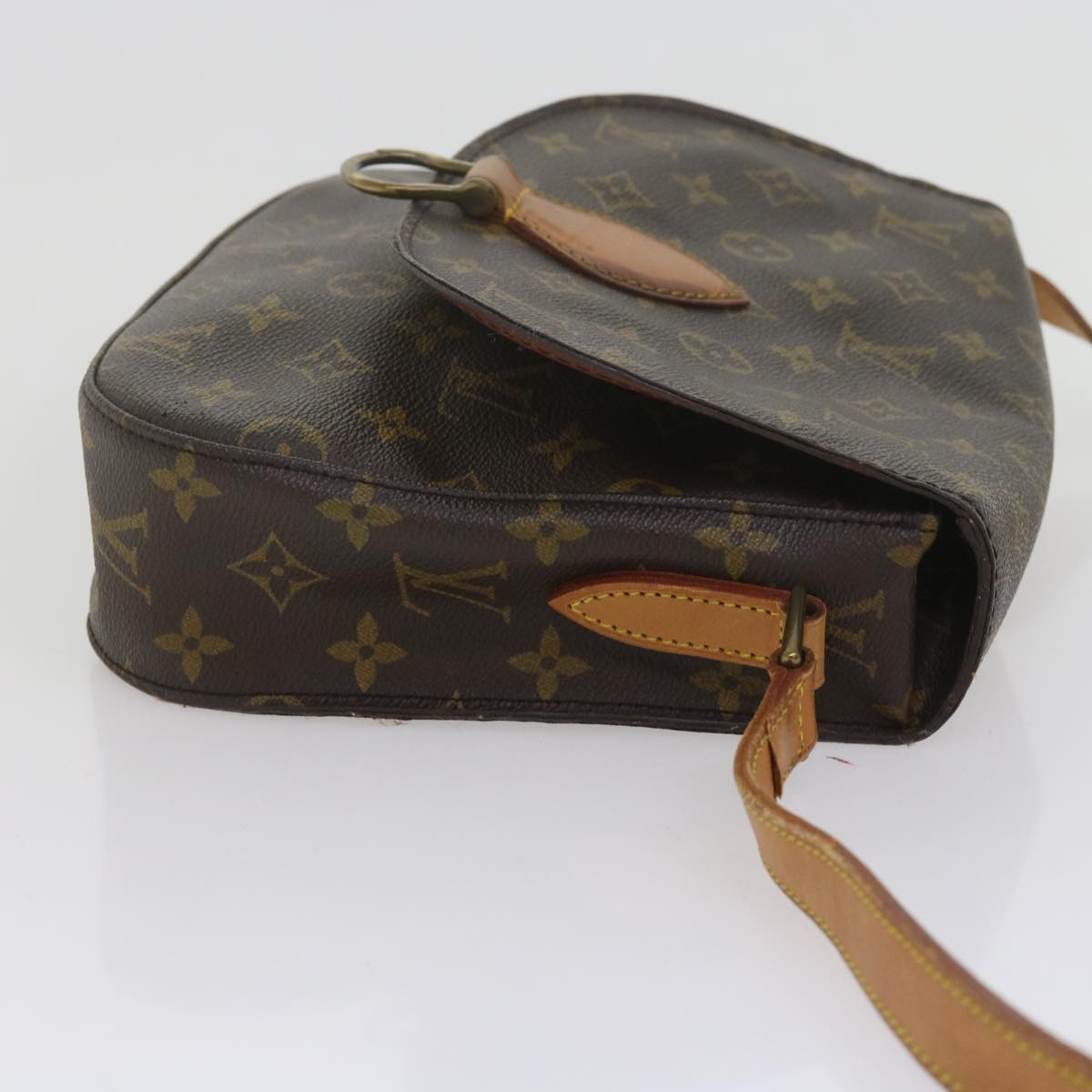 LOUIS VUITTON Monogram Saint Cloud GM Shoulder Bag M51242 LV Auth 62274