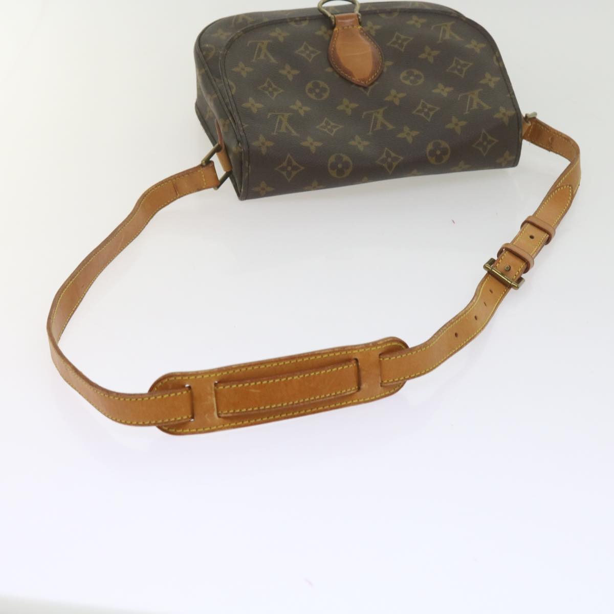 LOUIS VUITTON Monogram Saint Cloud GM Shoulder Bag M51242 LV Auth 62274