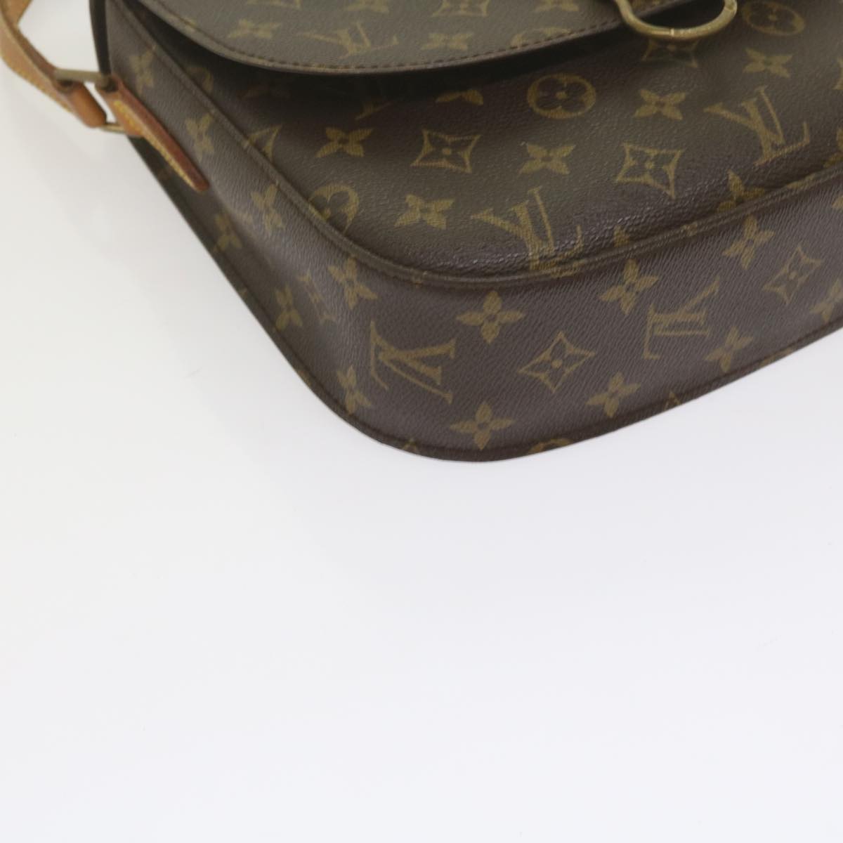 LOUIS VUITTON Monogram Saint Cloud GM Shoulder Bag M51242 LV Auth 62275