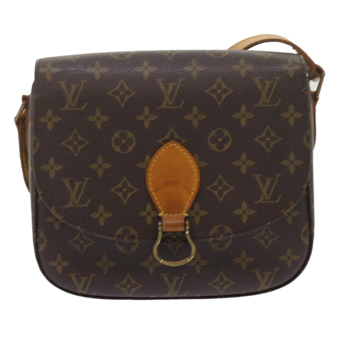 LOUIS VUITTON Monogram Saint Cloud GM Shoulder Bag M51242 LV Auth 62275