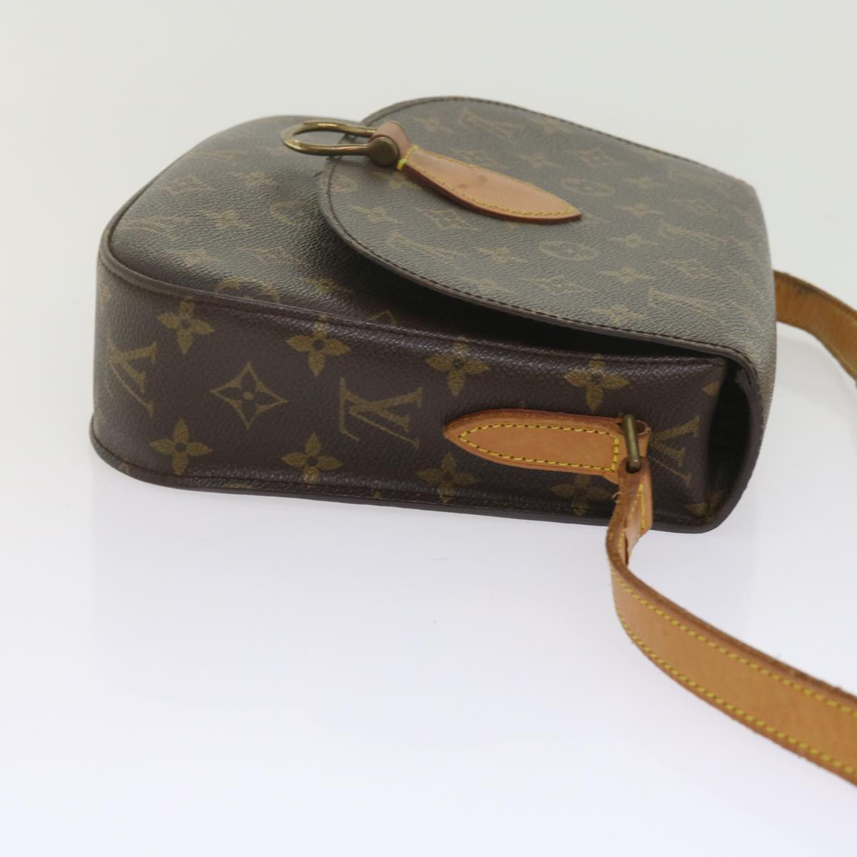 LOUIS VUITTON Monogram Saint Cloud GM Shoulder Bag M51242 LV Auth 62275