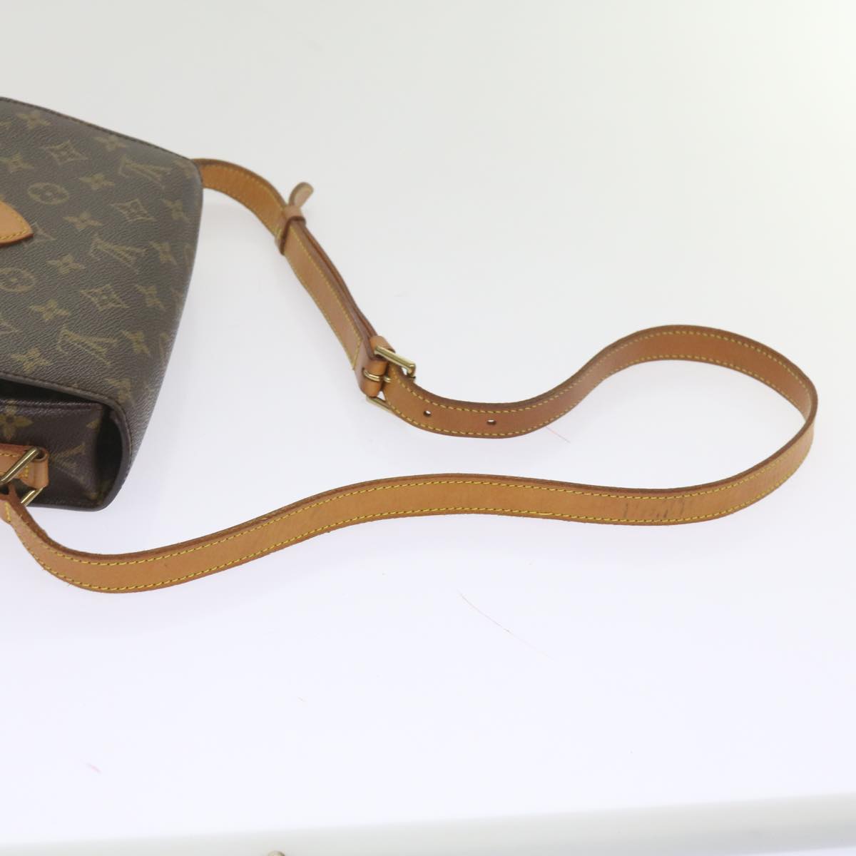 LOUIS VUITTON Monogram Saint Cloud GM Shoulder Bag M51242 LV Auth 62275