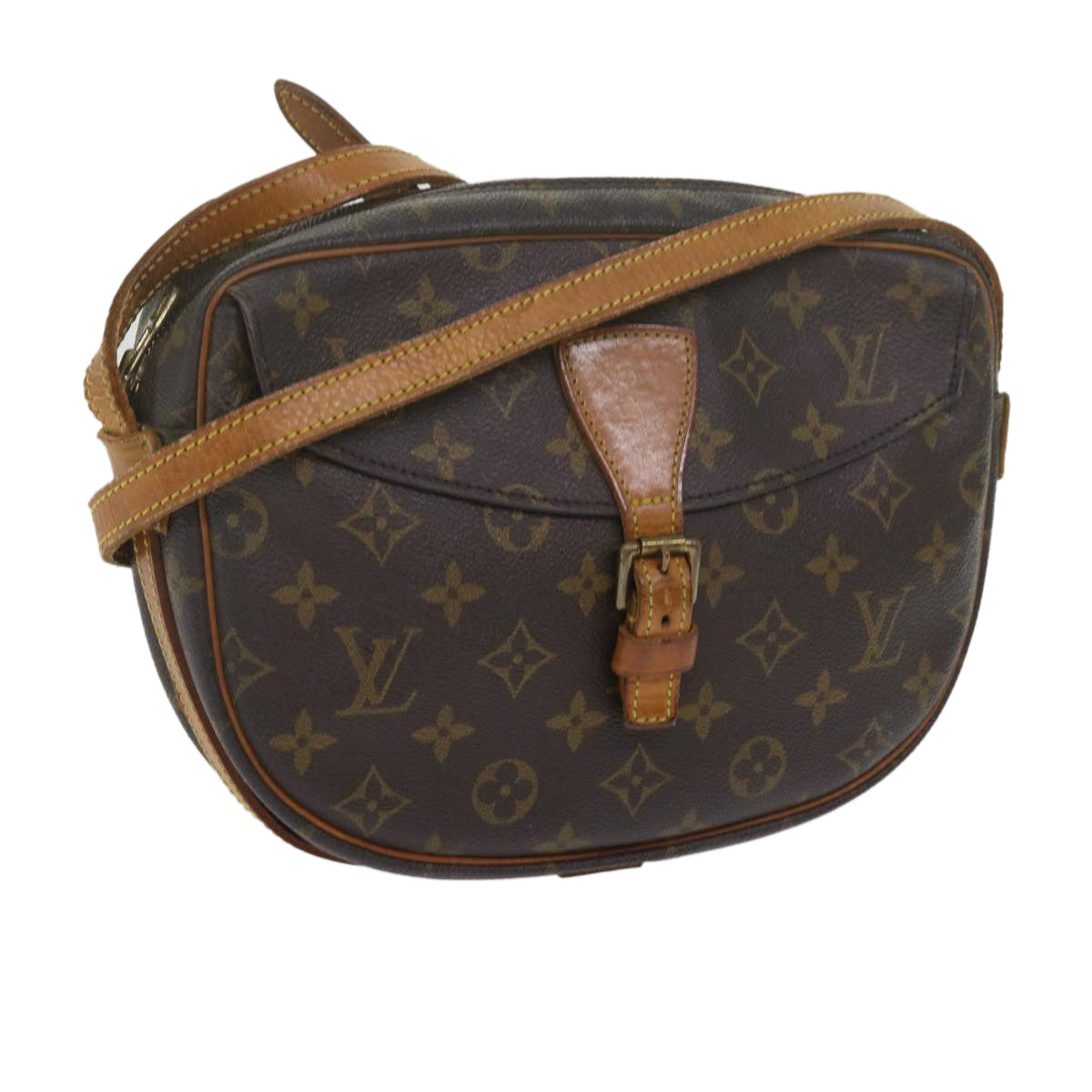 LOUIS VUITTON Monogram Jeune Fille MM Shoulder Bag M51226 LV Auth 62277