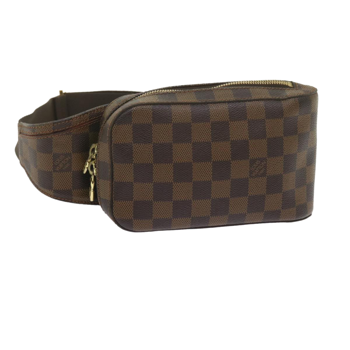 LOUIS VUITTON Damier Ebene Geronimos Shoulder Bag N51994 LV Auth 62282