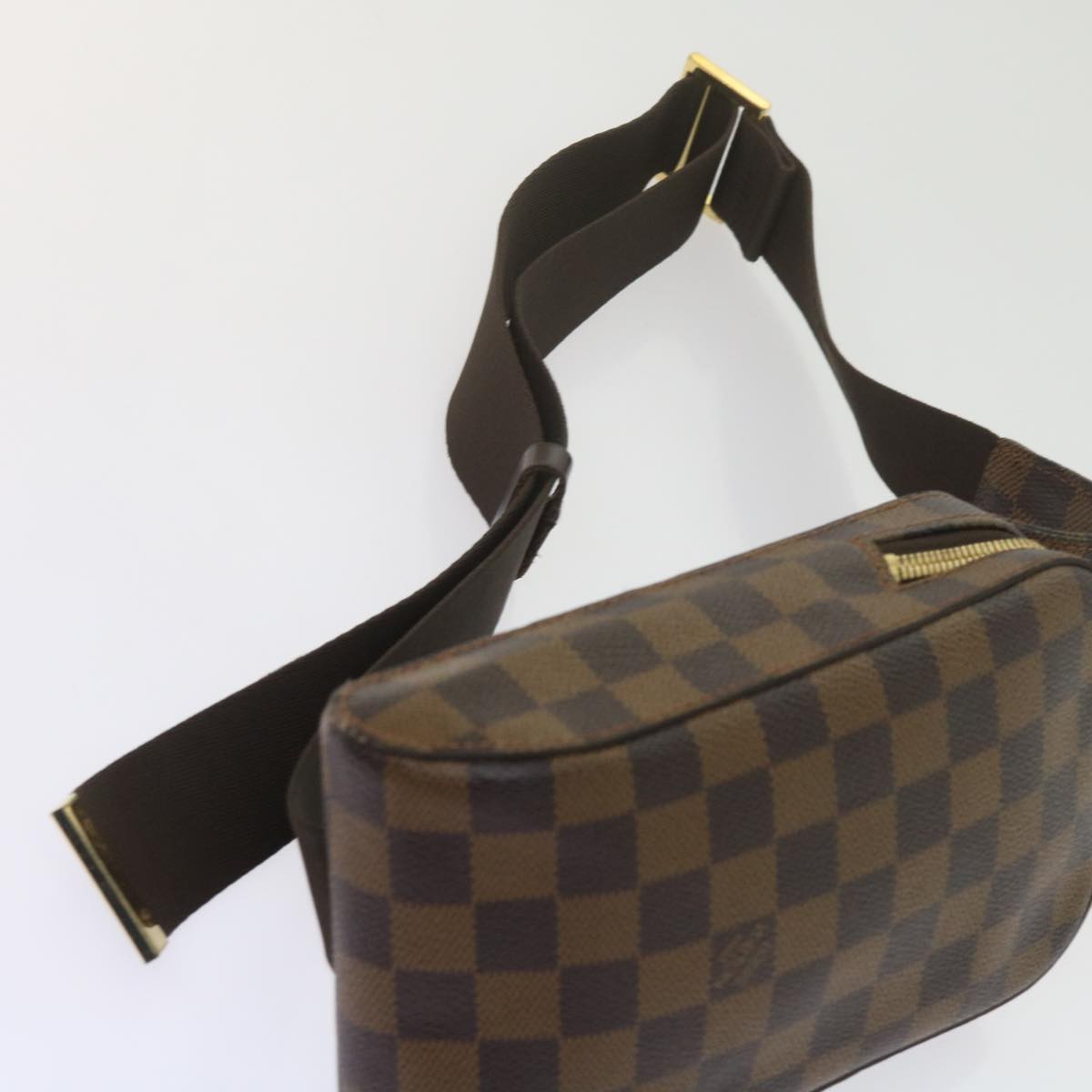 LOUIS VUITTON Damier Ebene Geronimos Shoulder Bag N51994 LV Auth 62282