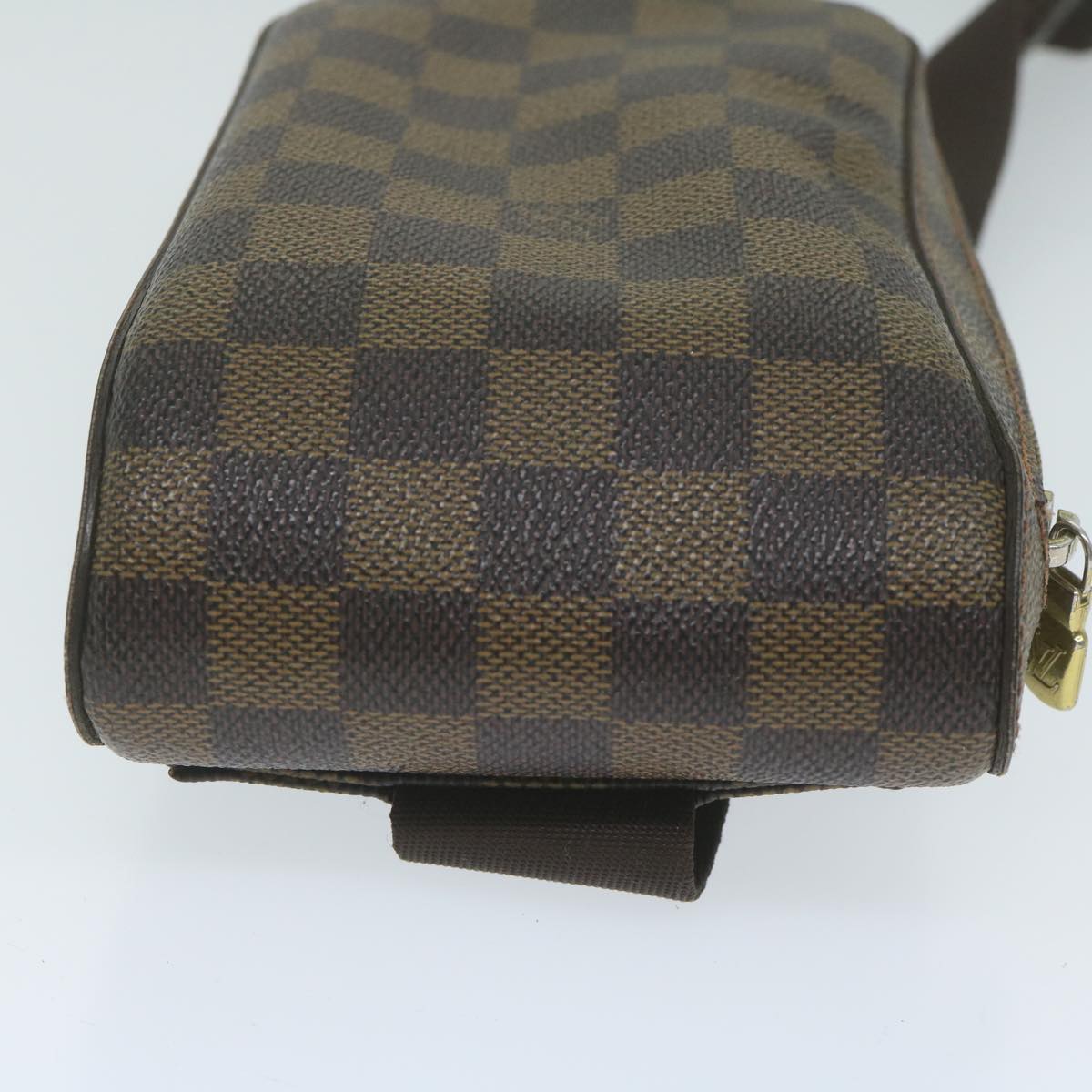 LOUIS VUITTON Damier Ebene Geronimos Shoulder Bag N51994 LV Auth 62283