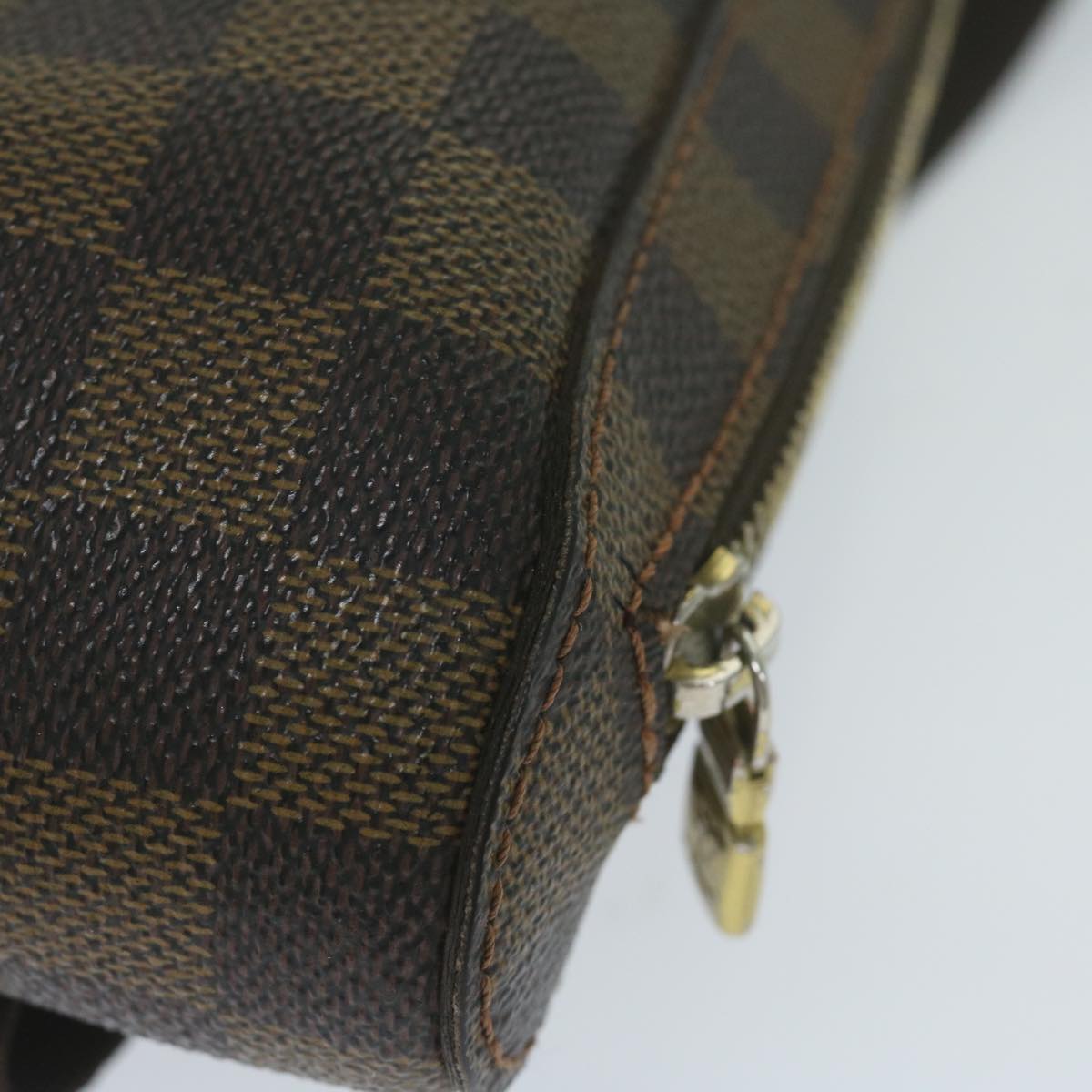 LOUIS VUITTON Damier Ebene Geronimos Shoulder Bag N51994 LV Auth 62283