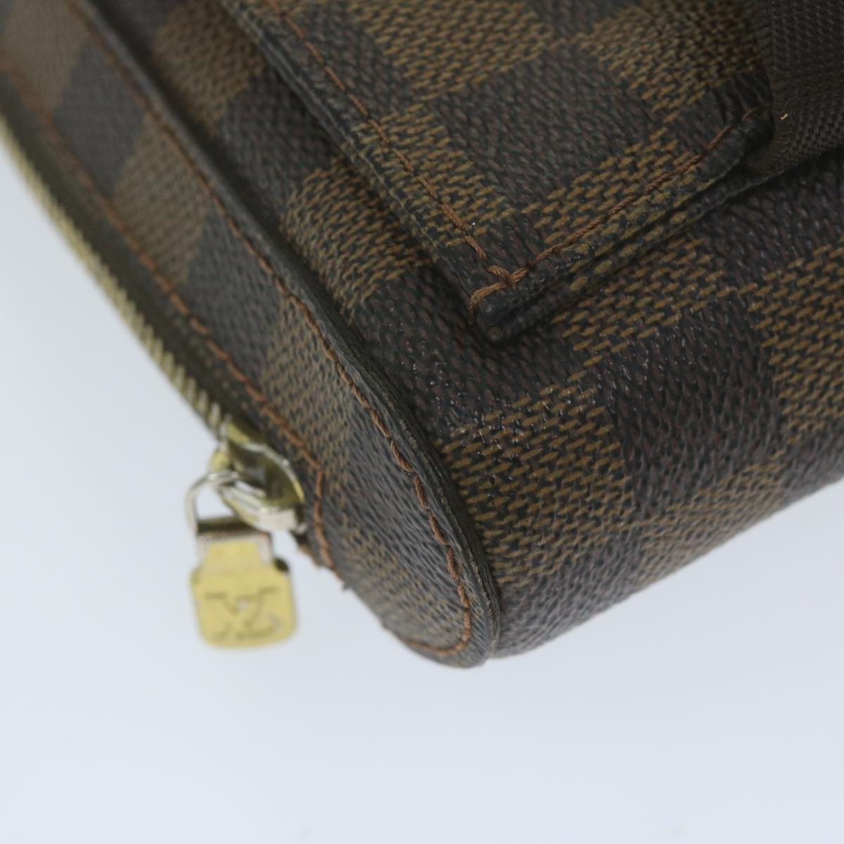 LOUIS VUITTON Damier Ebene Geronimos Shoulder Bag N51994 LV Auth 62283