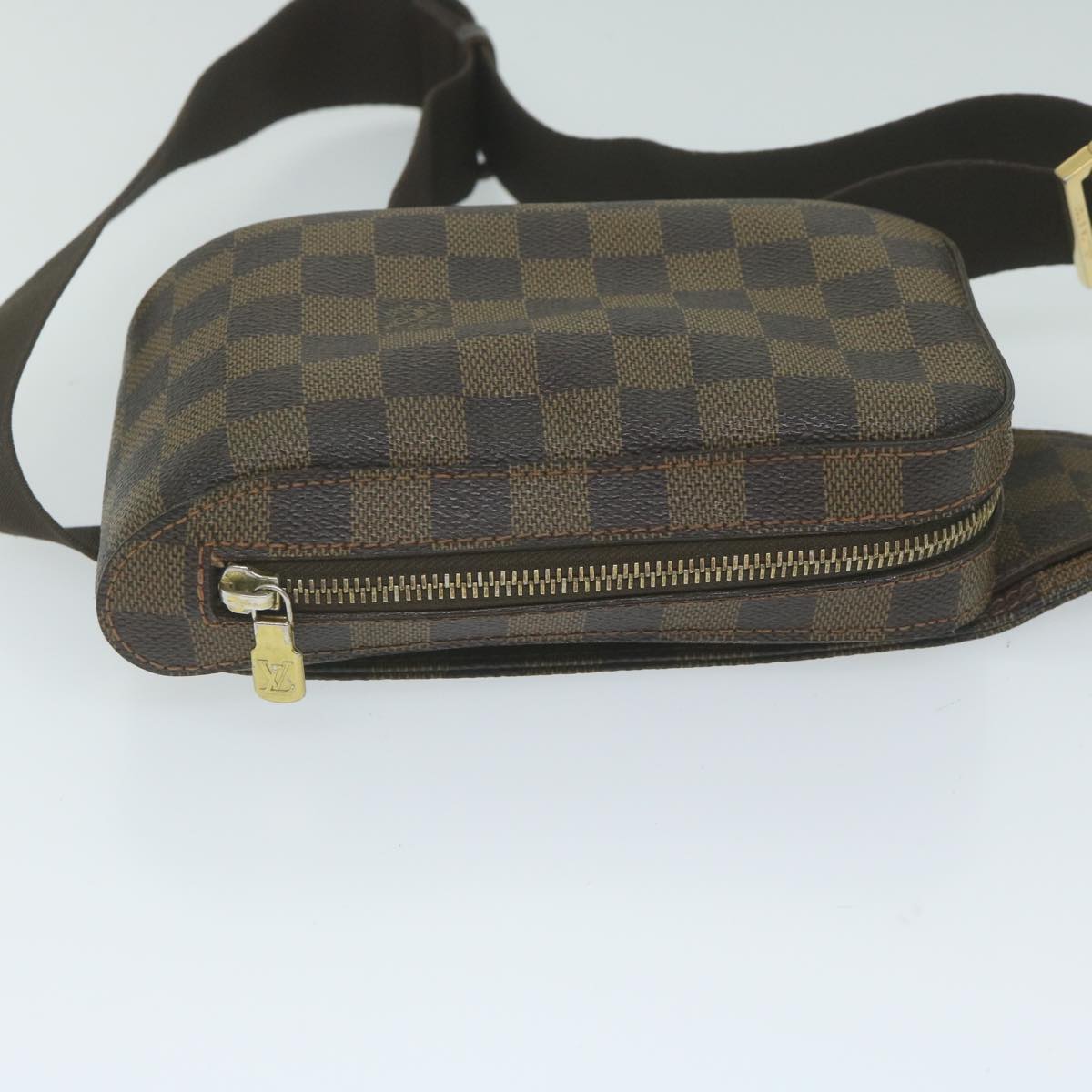 LOUIS VUITTON Damier Ebene Geronimos Shoulder Bag N51994 LV Auth 62283