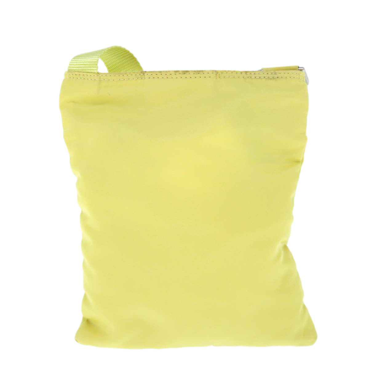 PRADA Shoulder Bag Nylon Yellow Auth 62287 - 0