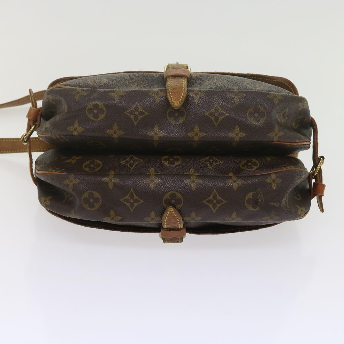 LOUIS VUITTON Monogram Saumur 30 Shoulder Bag M42256 LV Auth 62291