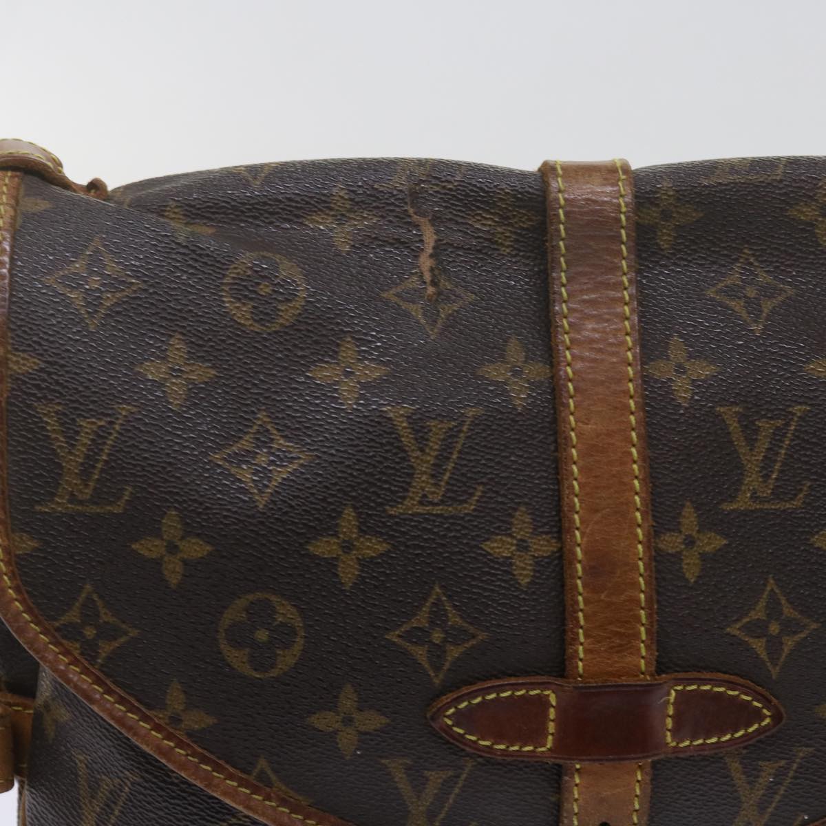 LOUIS VUITTON Monogram Saumur 30 Shoulder Bag M42256 LV Auth 62292 - 0