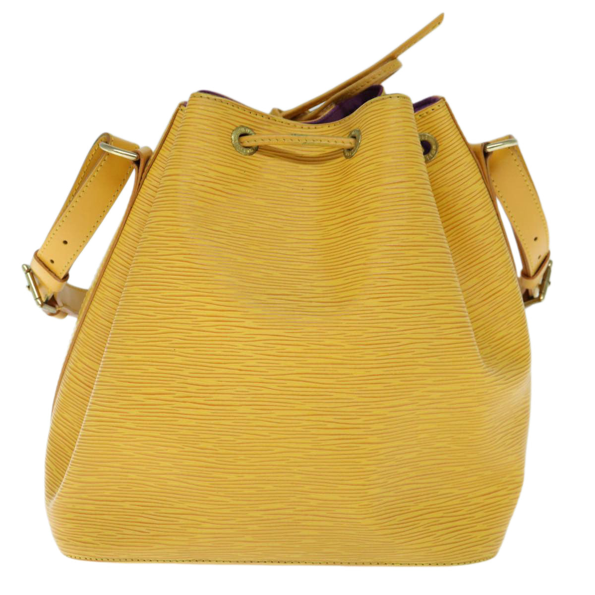 LOUIS VUITTON Epi Petit Noe Shoulder Bag Tassili Yellow M44109 LV Auth 62296 - 0