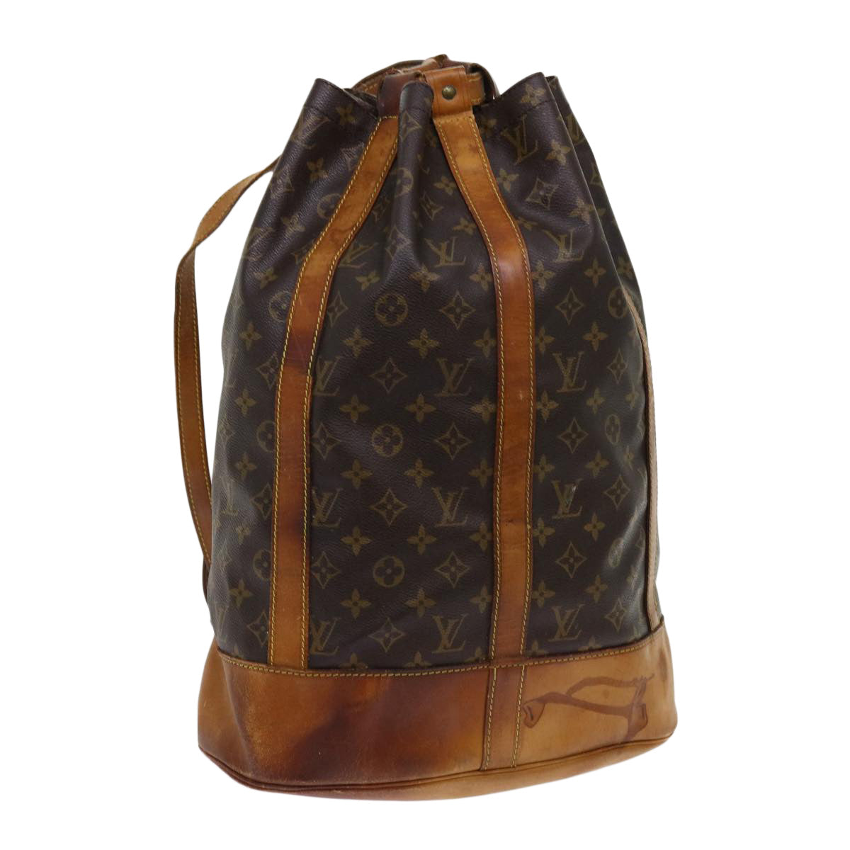 LOUIS VUITTON Monogram Randonnee GM Shoulder Bag M42244 LV Auth 62354