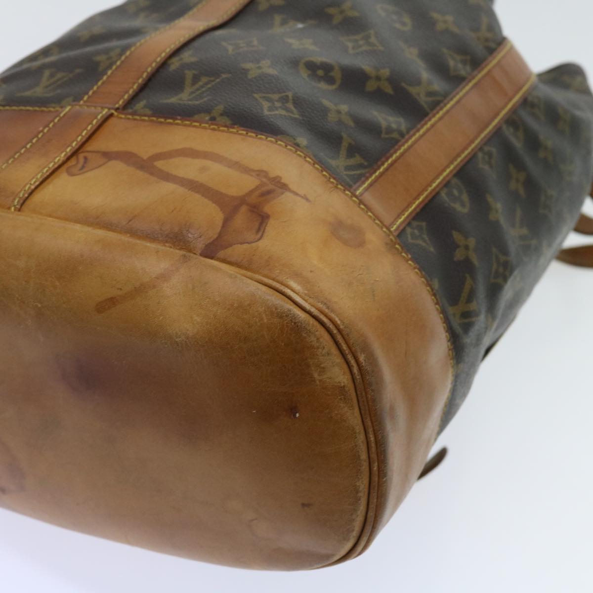 LOUIS VUITTON Monogram Randonnee GM Shoulder Bag M42244 LV Auth 62354