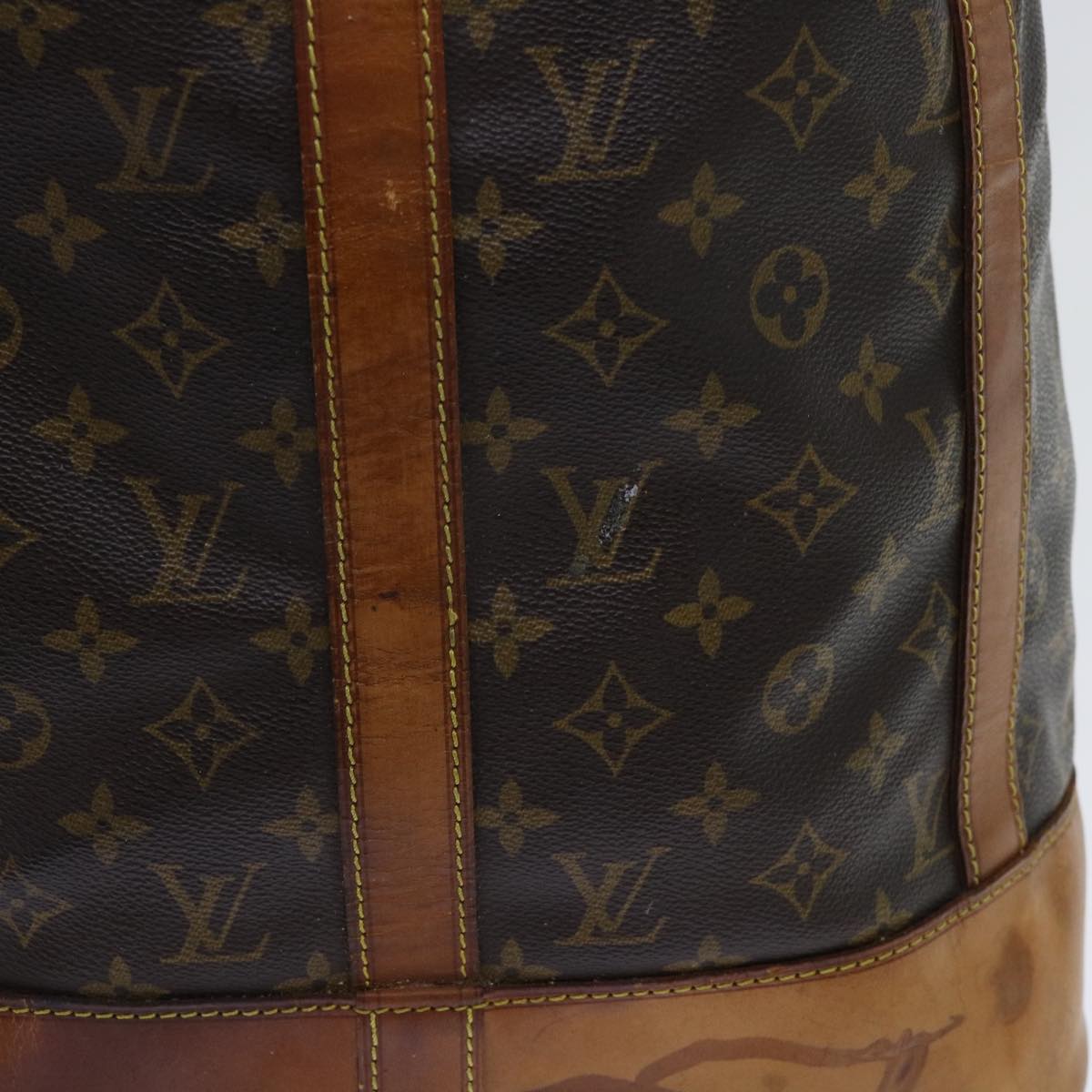 LOUIS VUITTON Monogram Randonnee GM Shoulder Bag M42244 LV Auth 62354