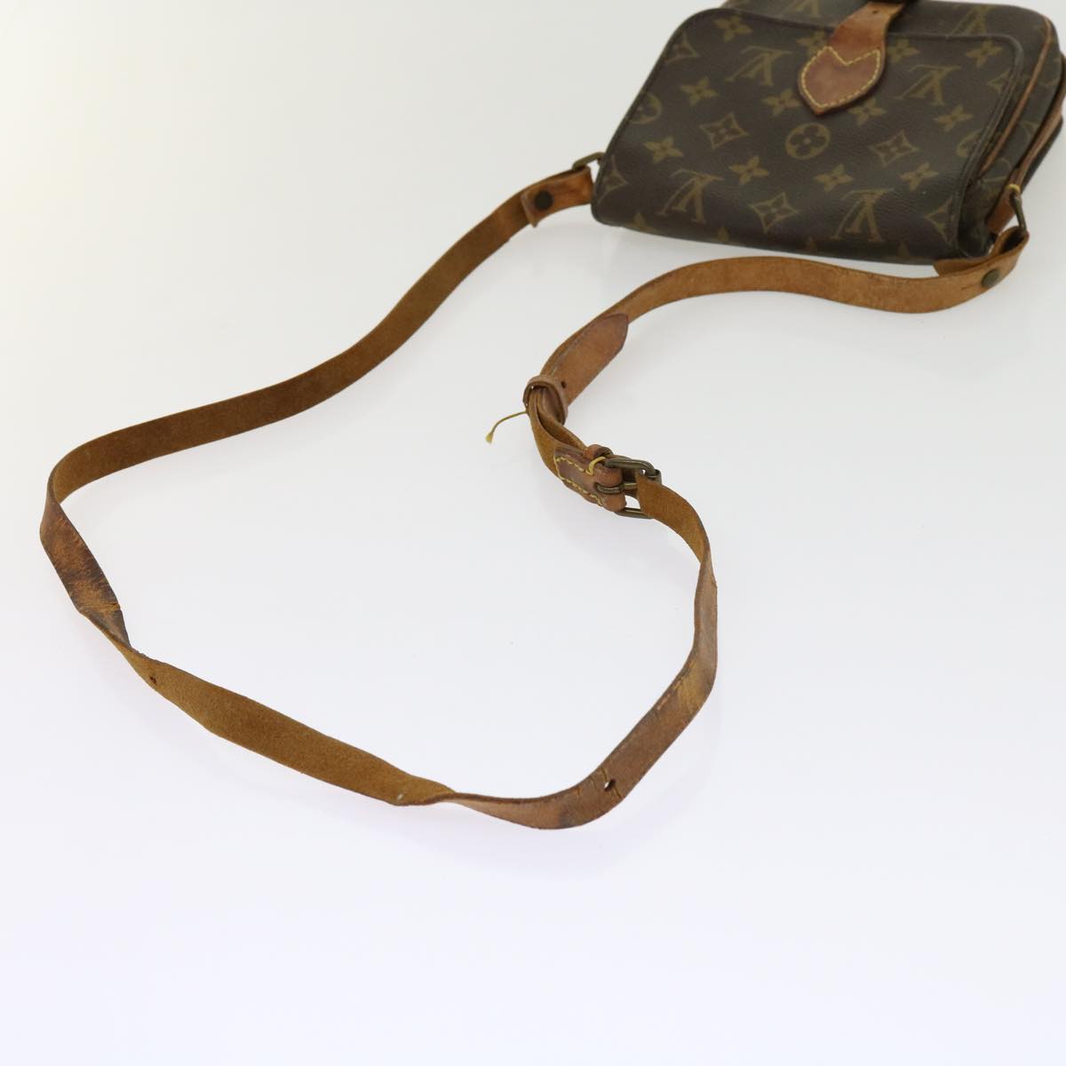 LOUIS VUITTON Monogram Cartouchiere PM Shoulder Bag M51254 LV Auth 62387