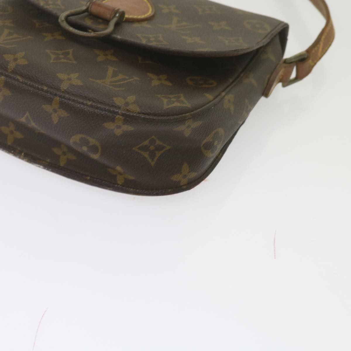 LOUIS VUITTON Monogram Saint Cloud MM Shoulder Bag M51243 LV Auth 62388