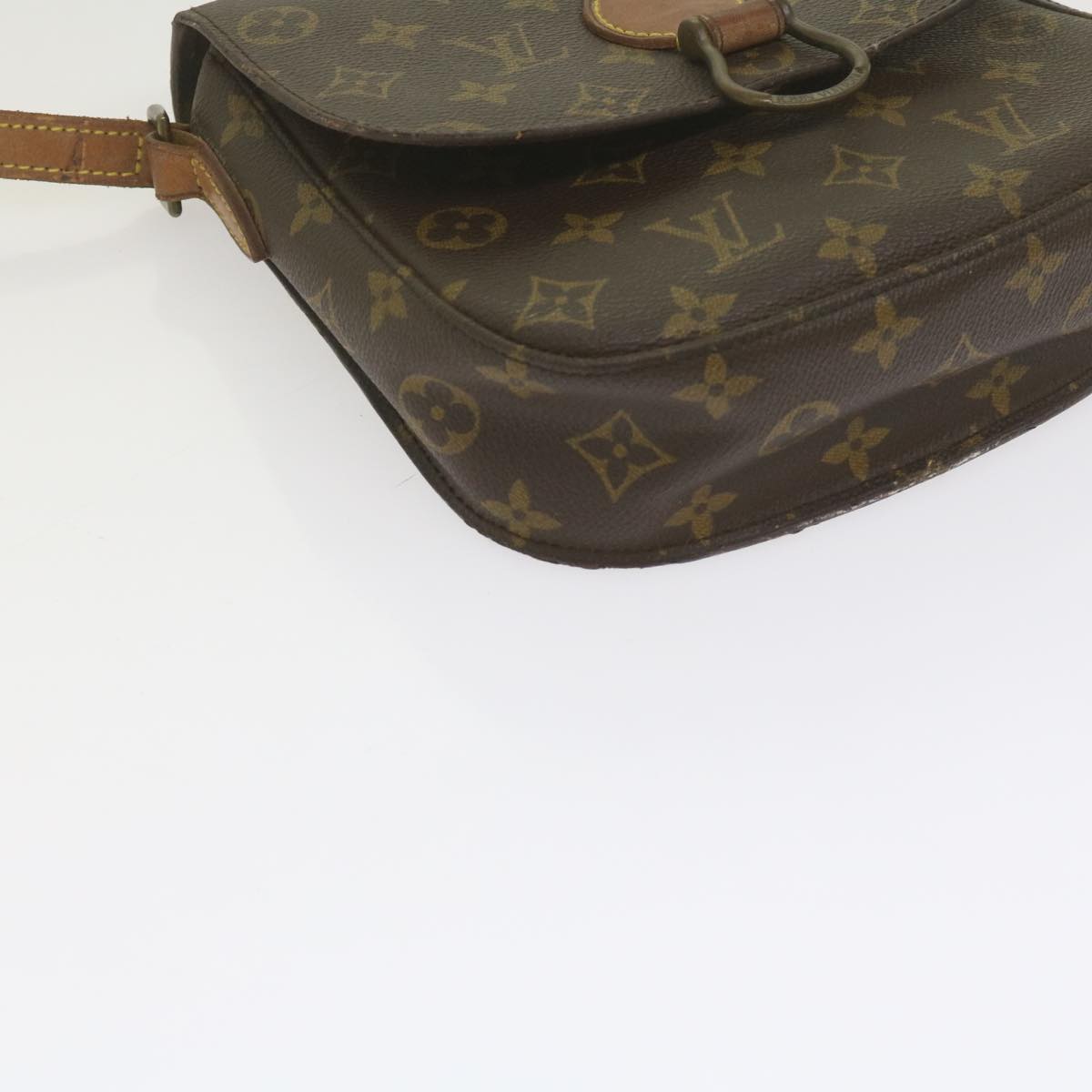 LOUIS VUITTON Monogram Saint Cloud MM Shoulder Bag M51243 LV Auth 62388