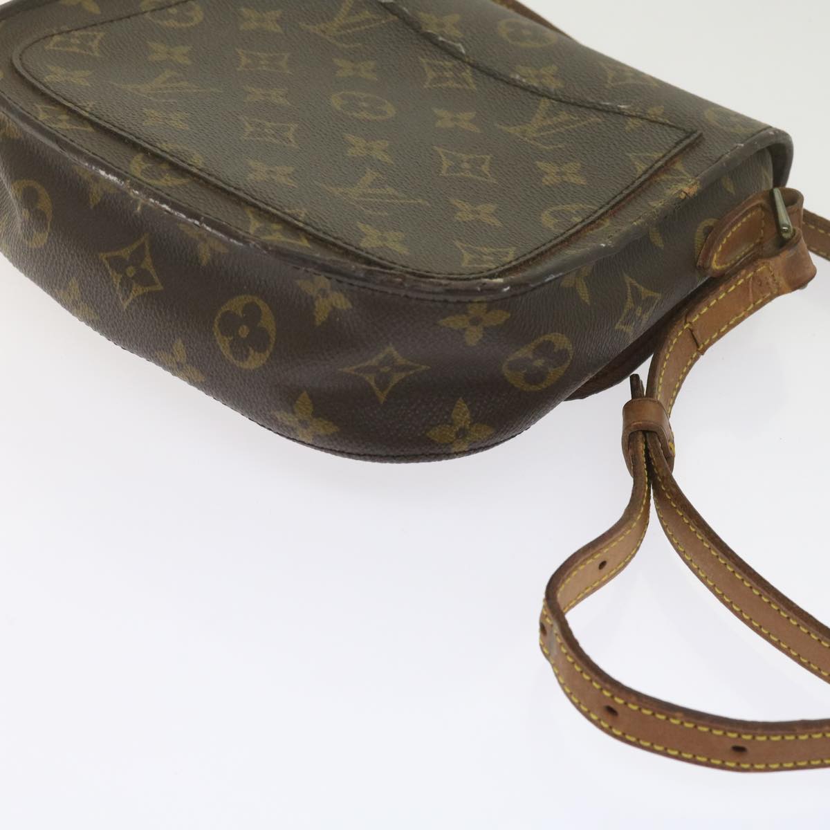 LOUIS VUITTON Monogram Saint Cloud MM Shoulder Bag M51243 LV Auth 62388