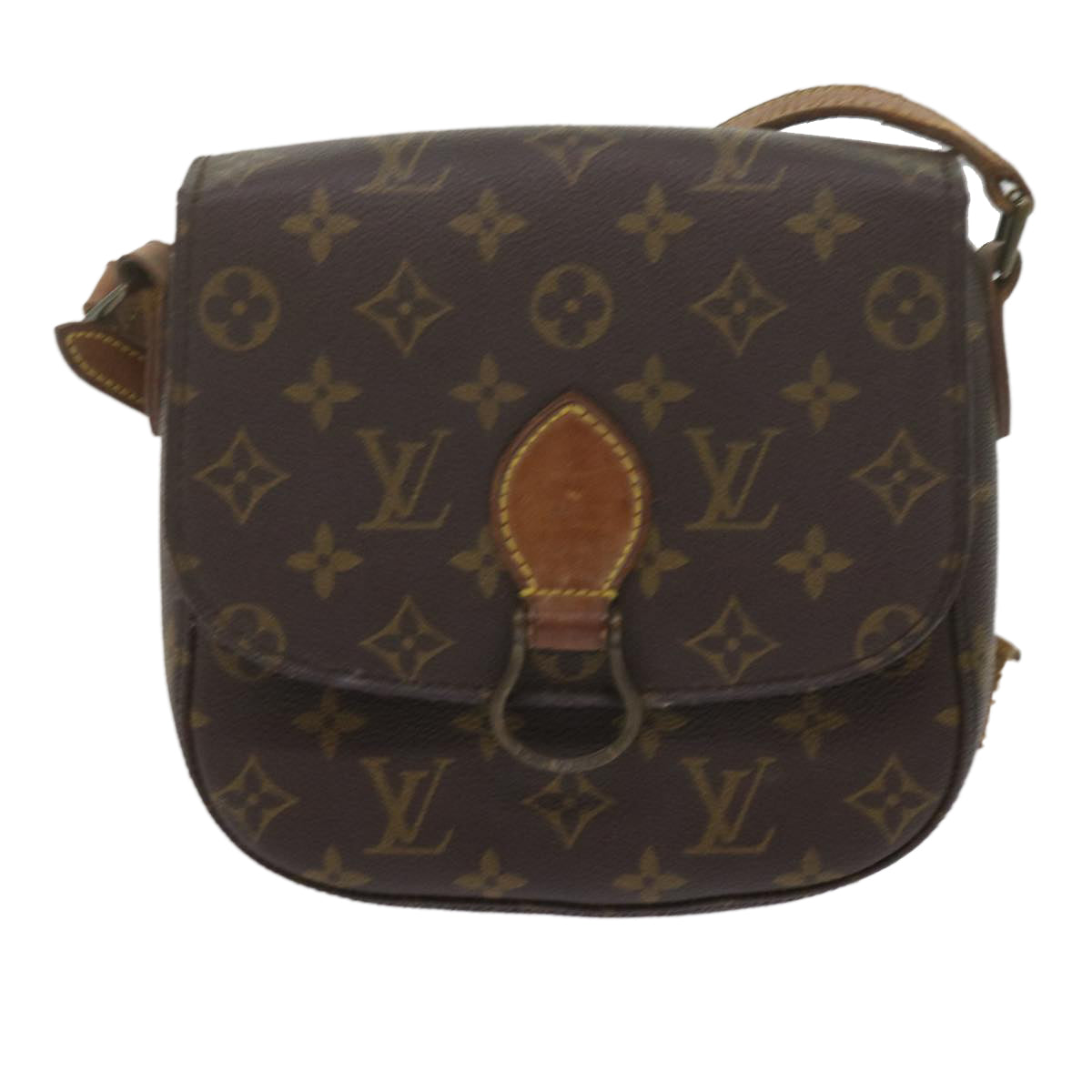 LOUIS VUITTON Monogram Saint Cloud MM Shoulder Bag M51243 LV Auth 62388